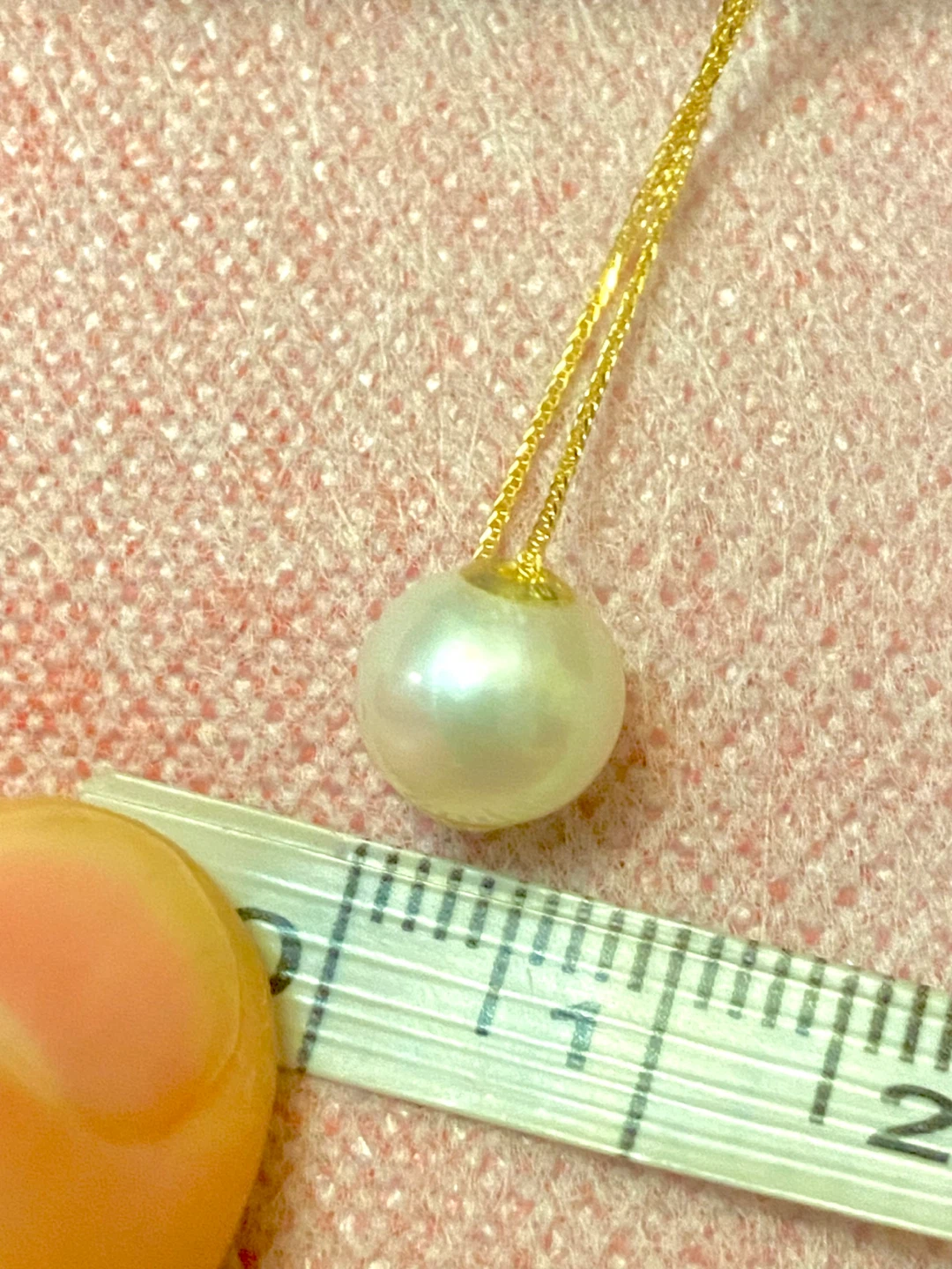 Pearl Necklace with 18k Gold Chain - photo 5