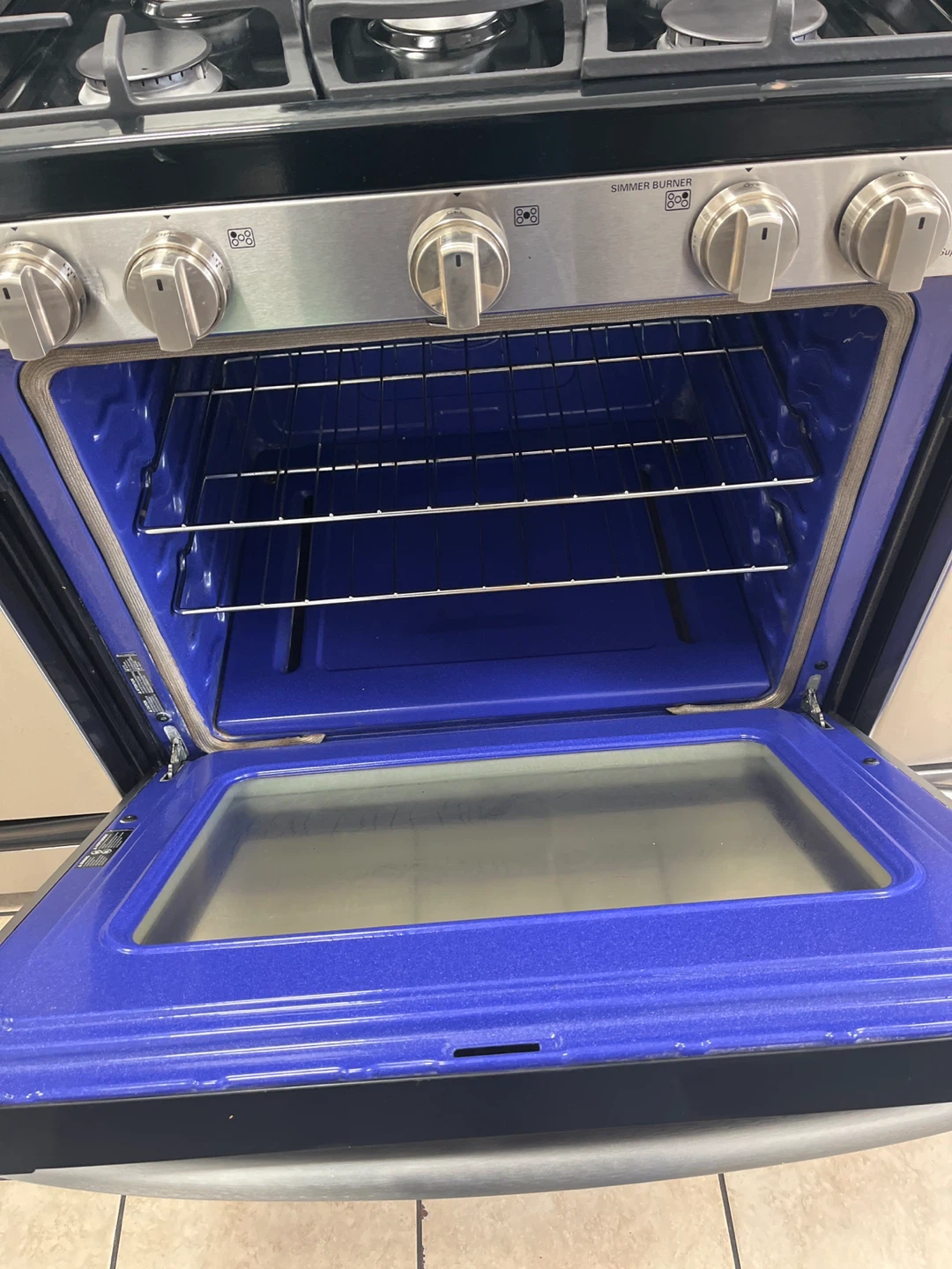 LG Stainless Steel Gas Range - photo 2