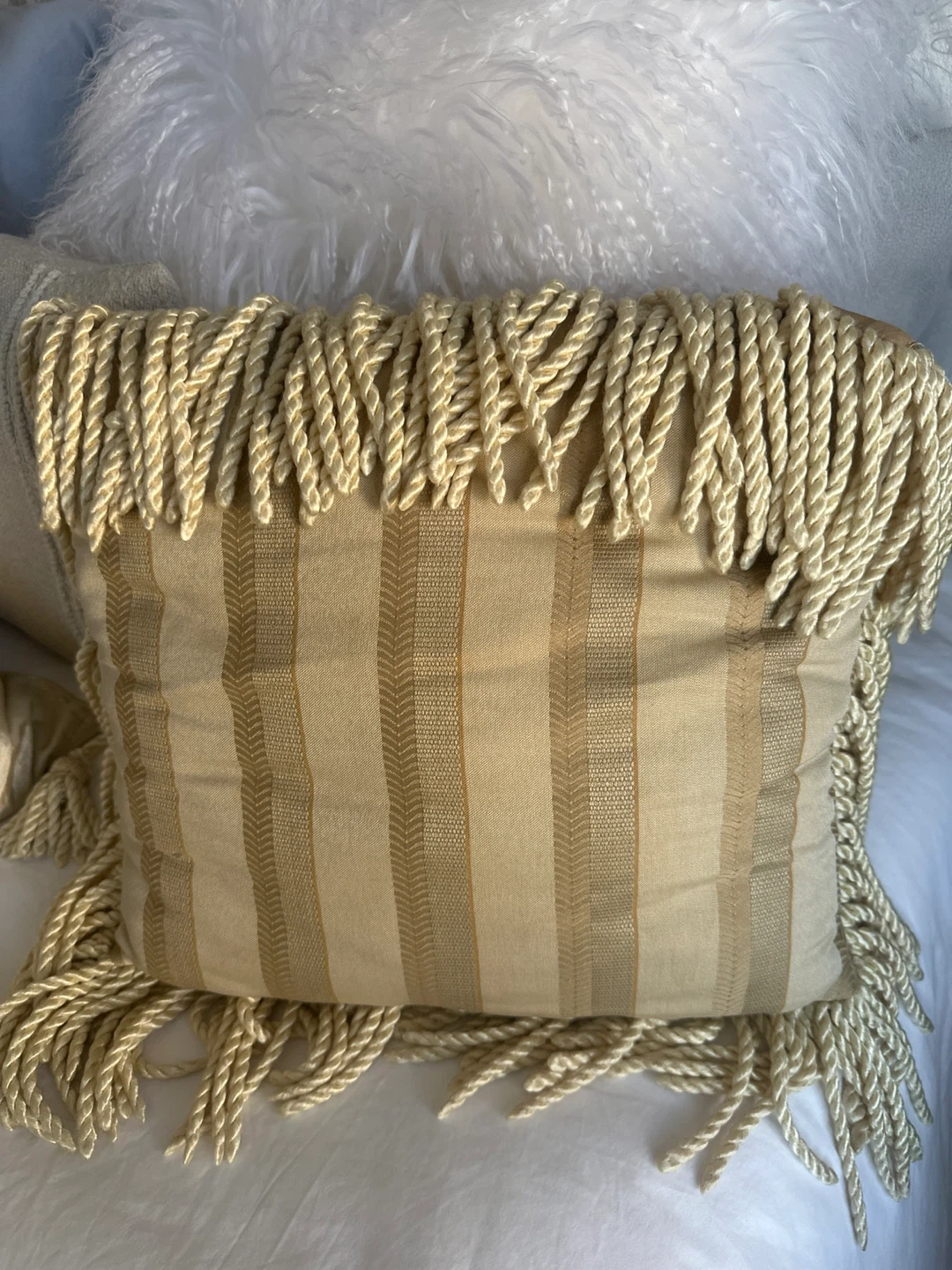 Decorative Throw Pillow with Embroidery - photo 3