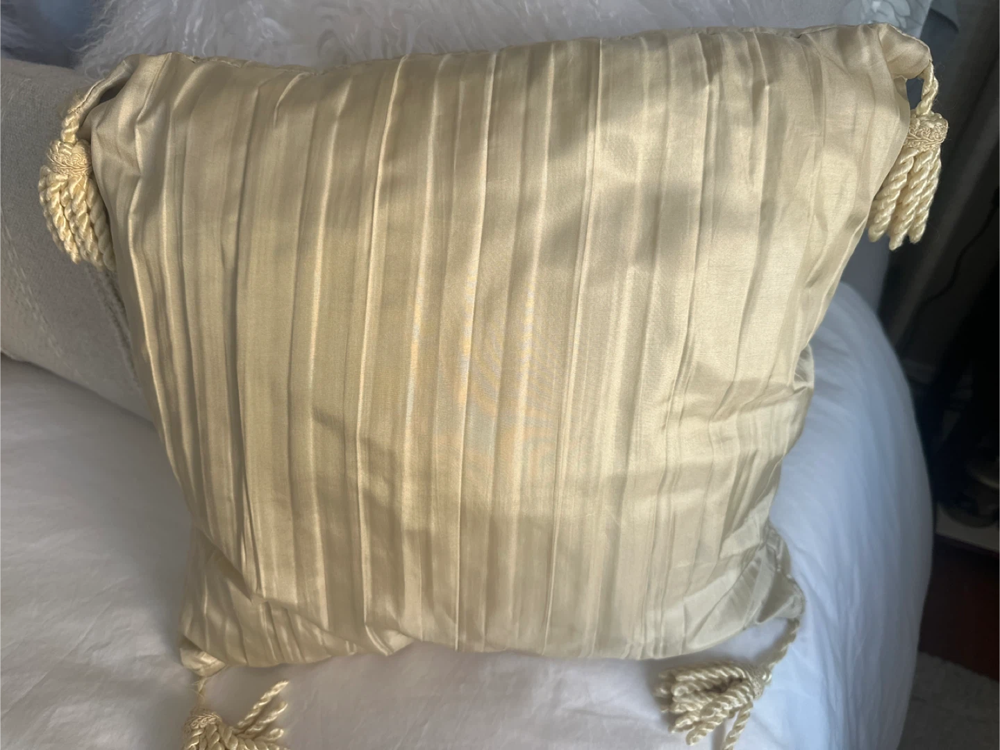 Decorative Throw Pillow with Embroidery - photo 2