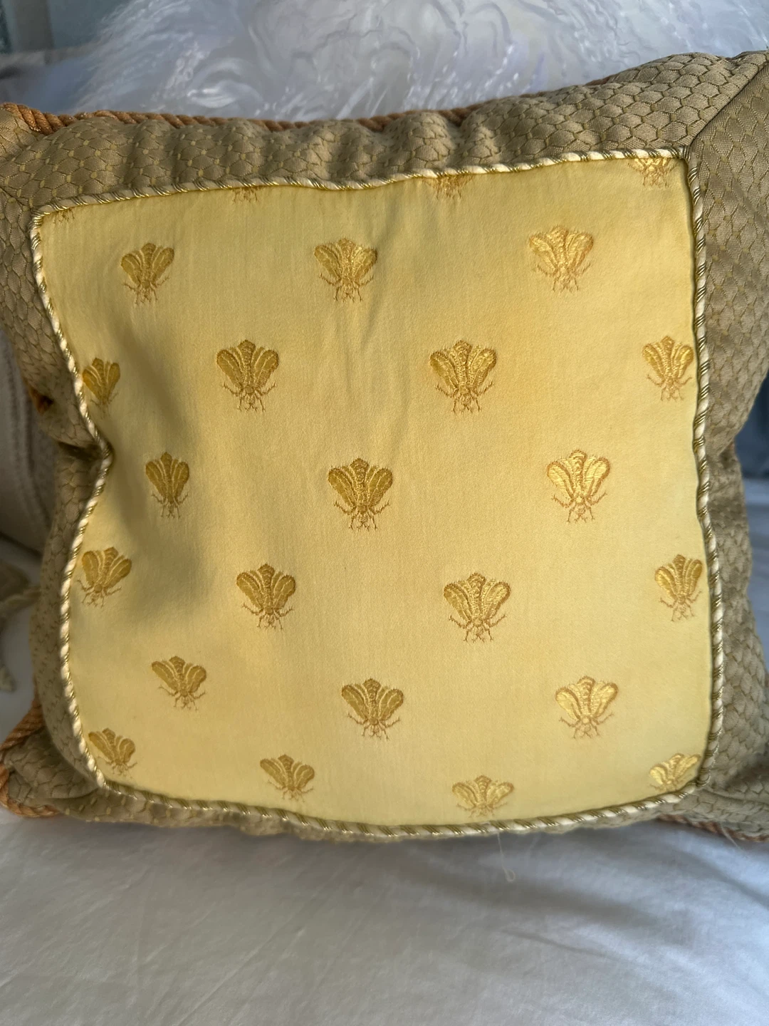 Decorative Throw Pillow with Embroidery - photo 4