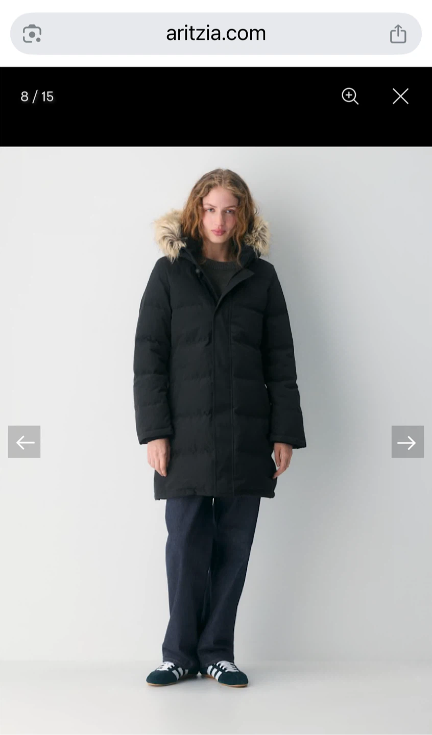 Aritzia TNA The Powder Parka - Black - photo 3