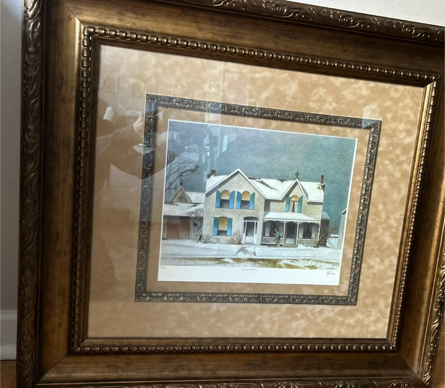 Framed A.J. Casson 'First Snow' Print image indicator(2)