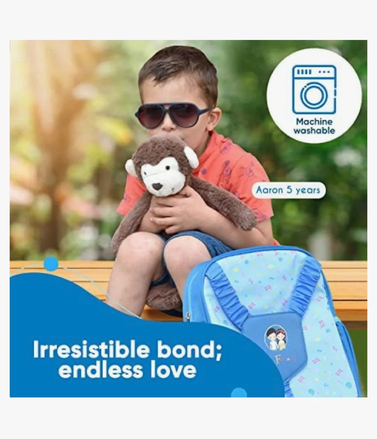 Play Friends Kids Backpack with Monkey Plush image indicator(5)