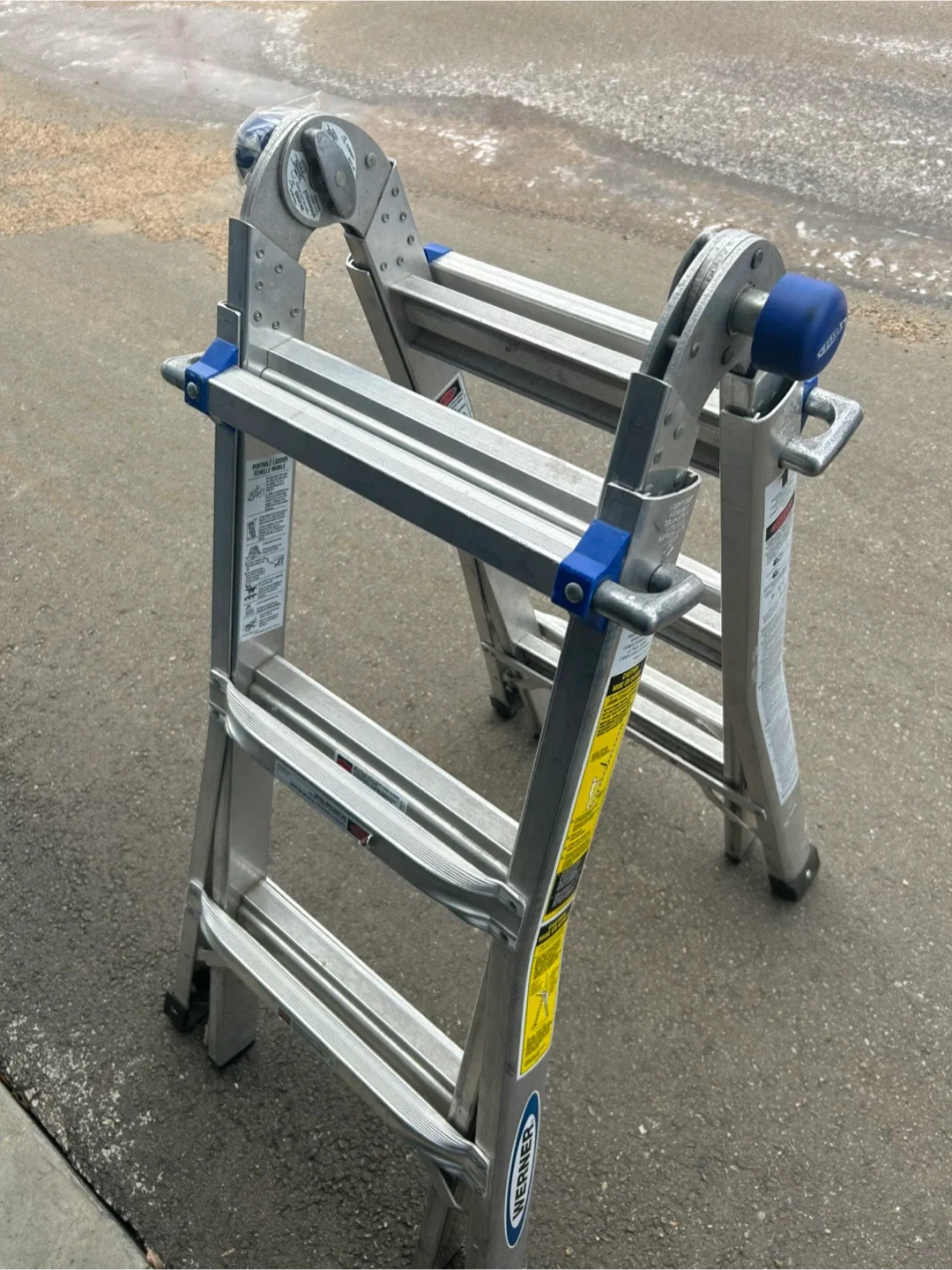Werner 13' Type IA 14ft Reach Height Multi-Position Ladder