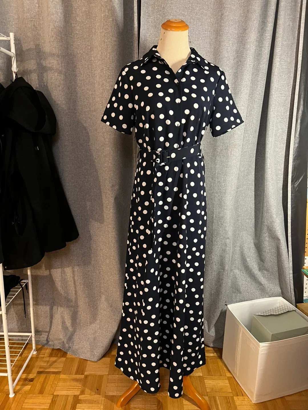 Polka Dot Maxi Dress