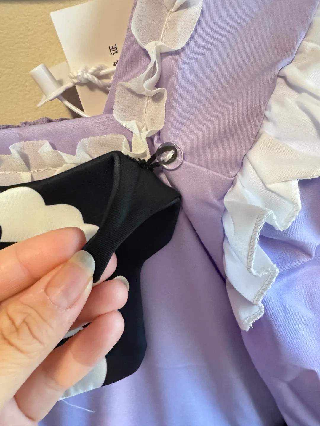 Kuromi Inspired Lolita Dress Children Size S image indicator(2)