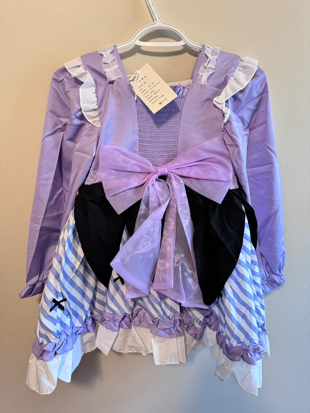 Kuromi Inspired Lolita Dress Children Size S image indicator(3)