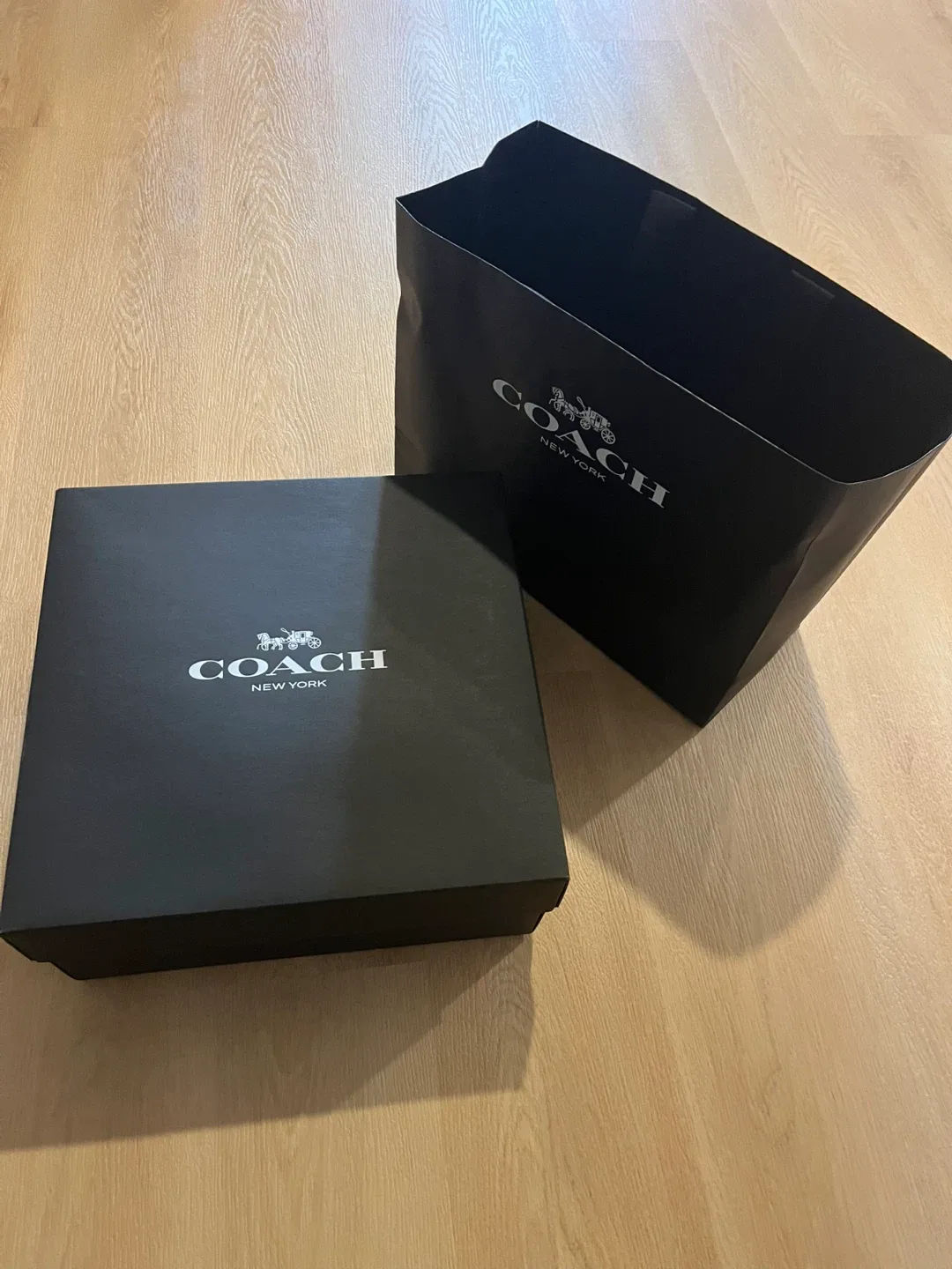 Coach Box and Shopping Bag