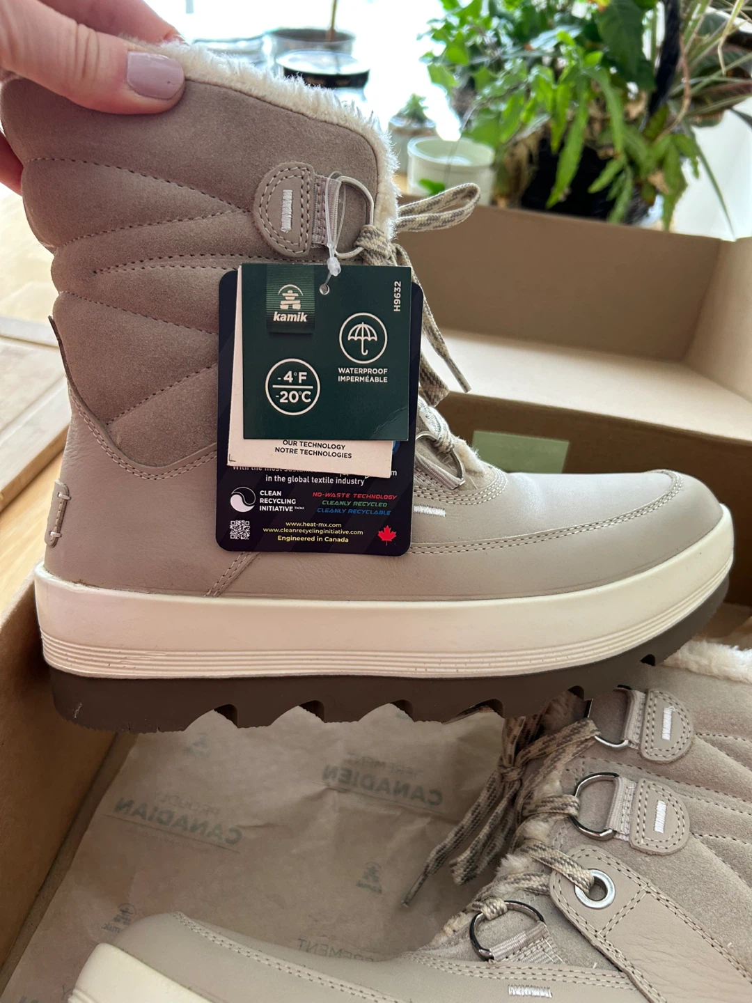 Kamik Waterproof Winter Boots - Size 10