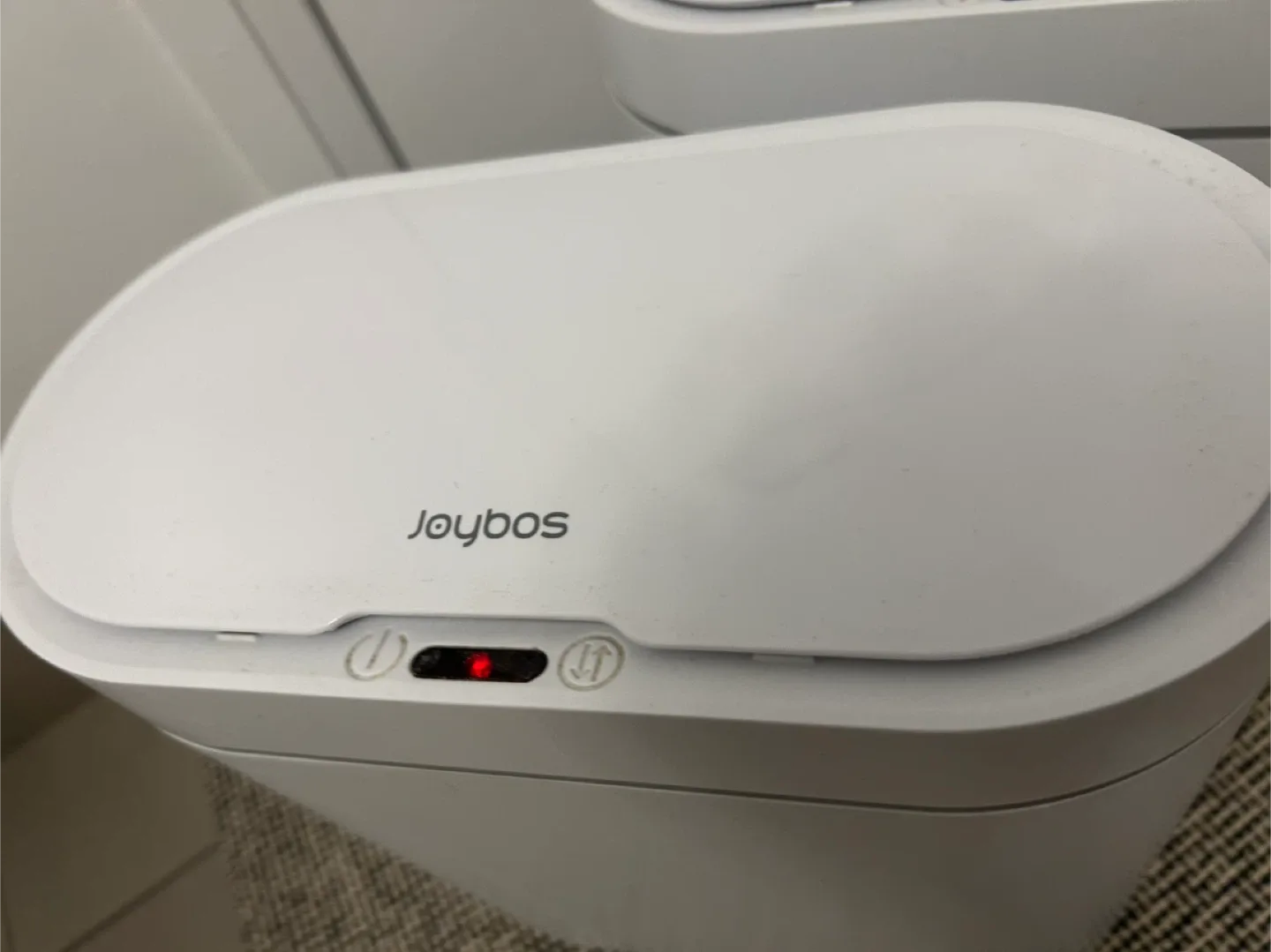 Set of Two Joybos Automatic Trash Can - White image indicator(2)