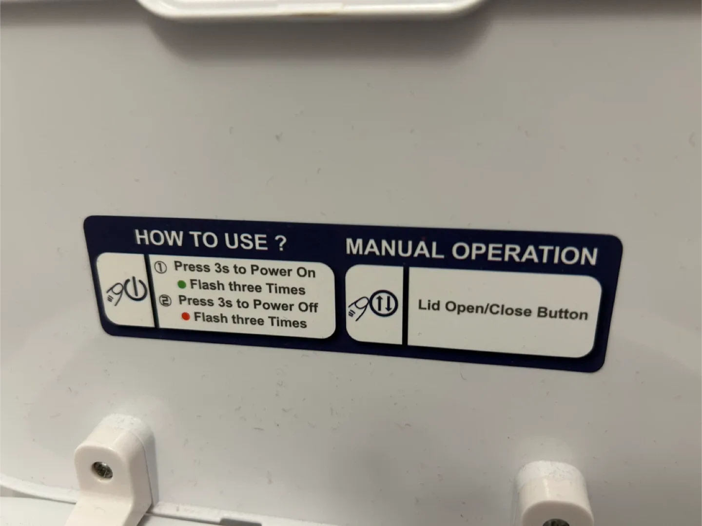 Set of Two Joybos Automatic Trash Can - White image indicator(4)