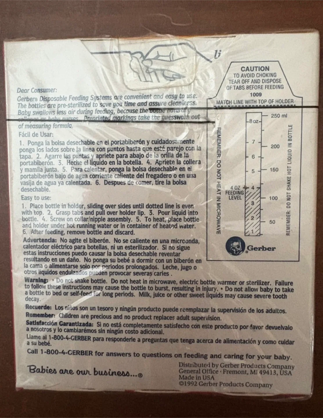 Gerber pre-sterilized disposable bottles (Never used) image indicator(4)