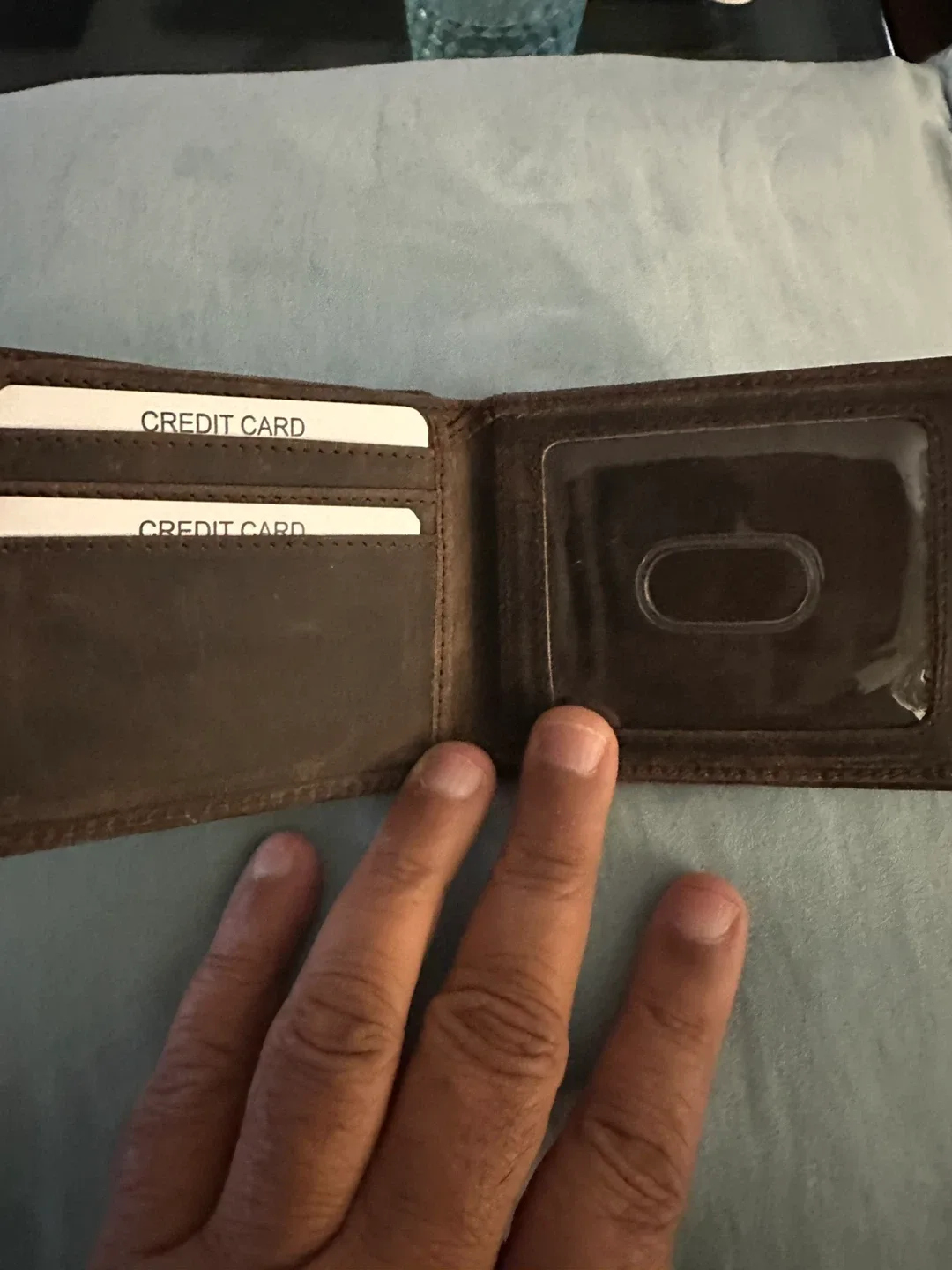 Calgari Italy Brown Leather Wallet image indicator(4)