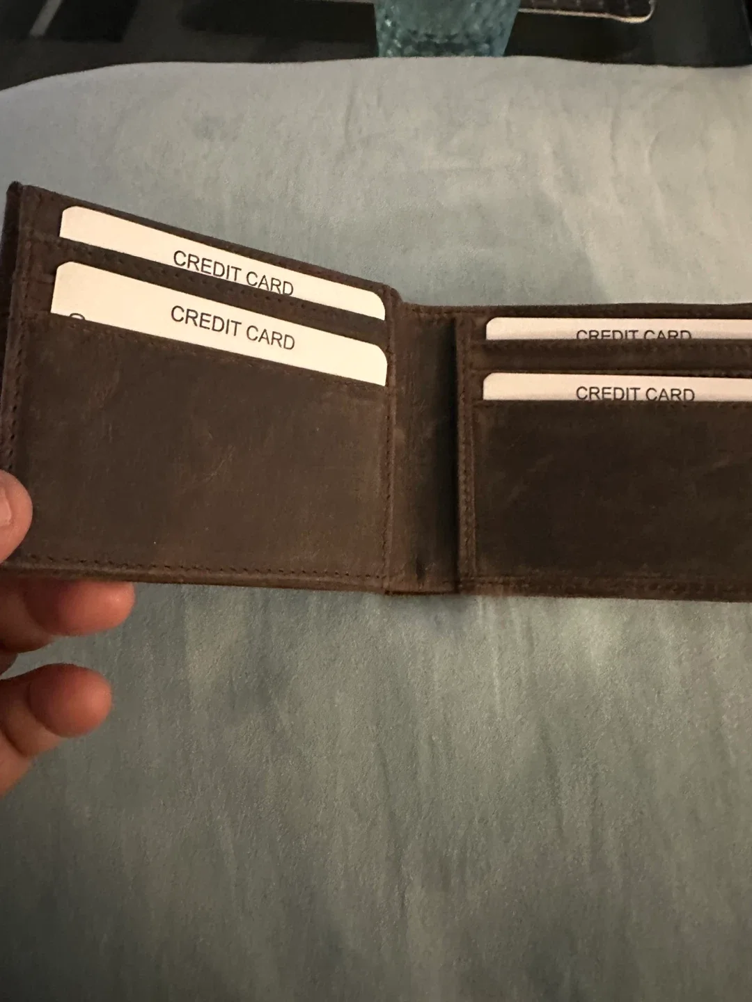 Calgari Italy Brown Leather Wallet image indicator(3)