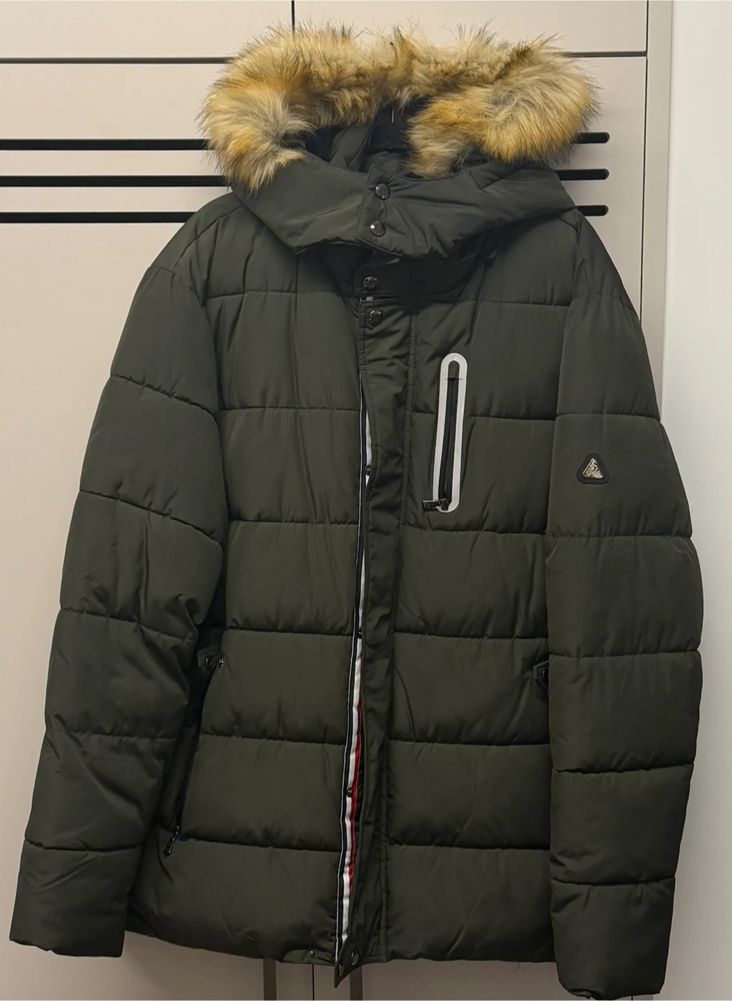 Patagonia Orange & Tan Puffer Jacket - photo 4