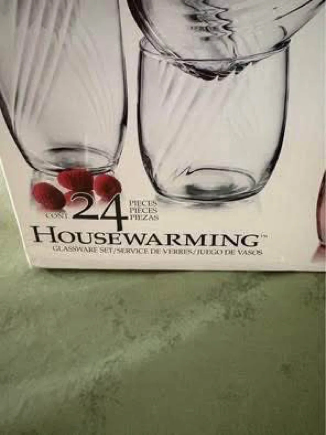 Libbey glassware set (New) (24 glasses)(Giving away for FREE) image indicator(3)