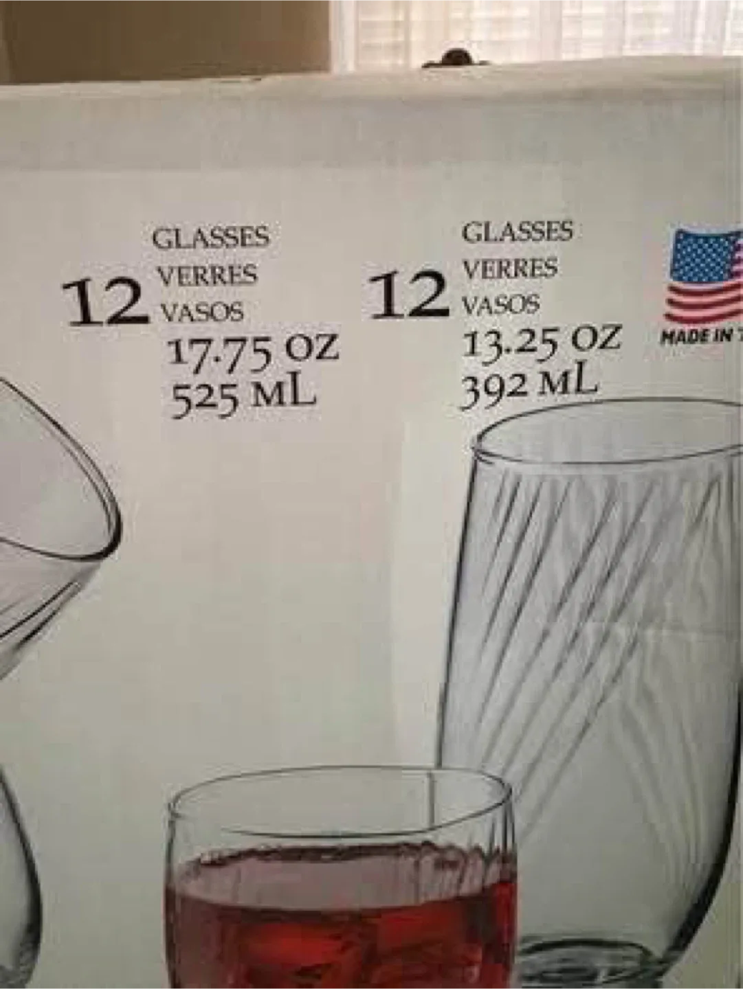 Libbey glassware set (New) (24 glasses)(Giving away for FREE) image indicator(2)