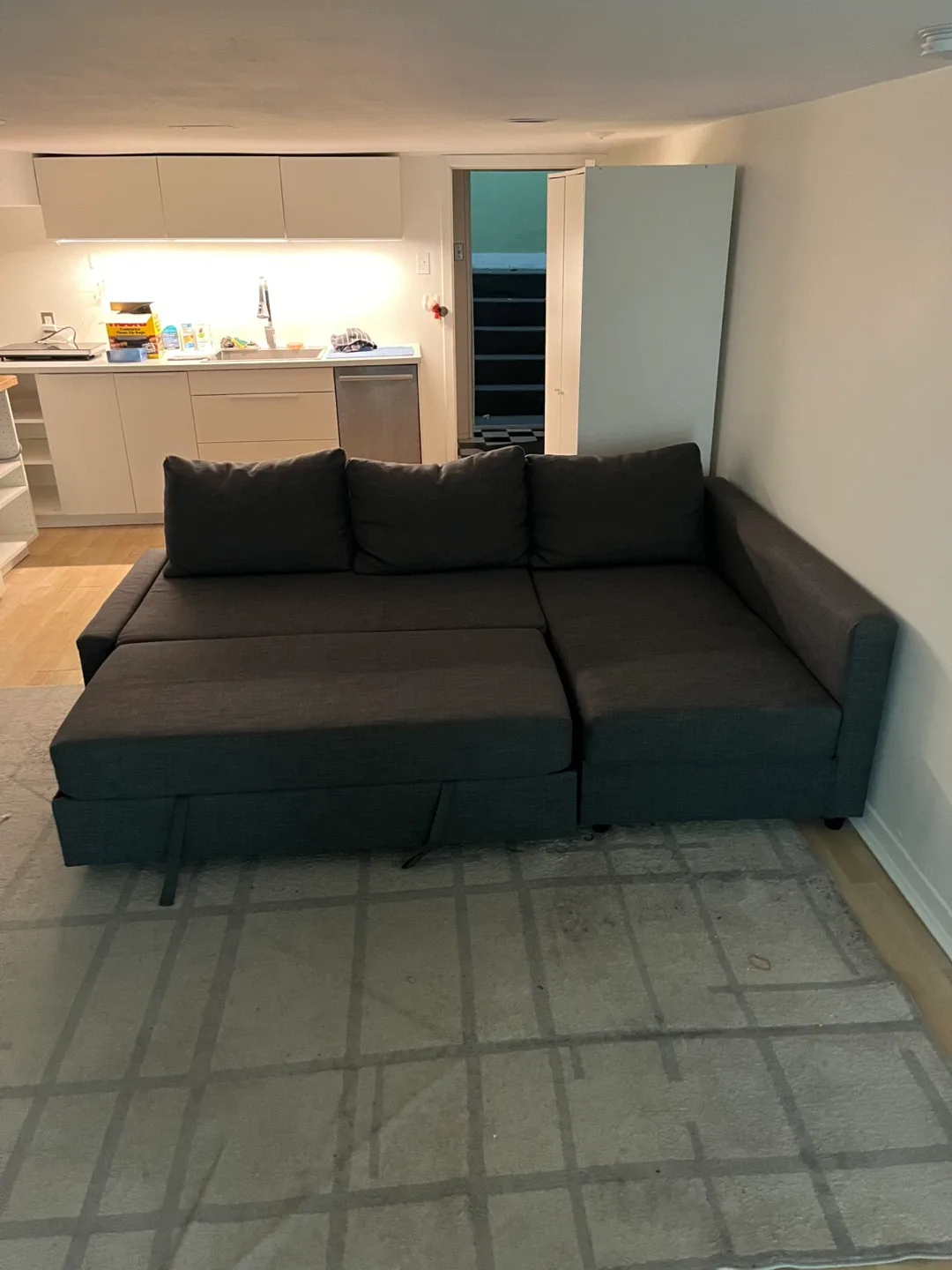 IKEA Kivik Sleeper Sectional Sofa - Dark Grey image indicator(4)
