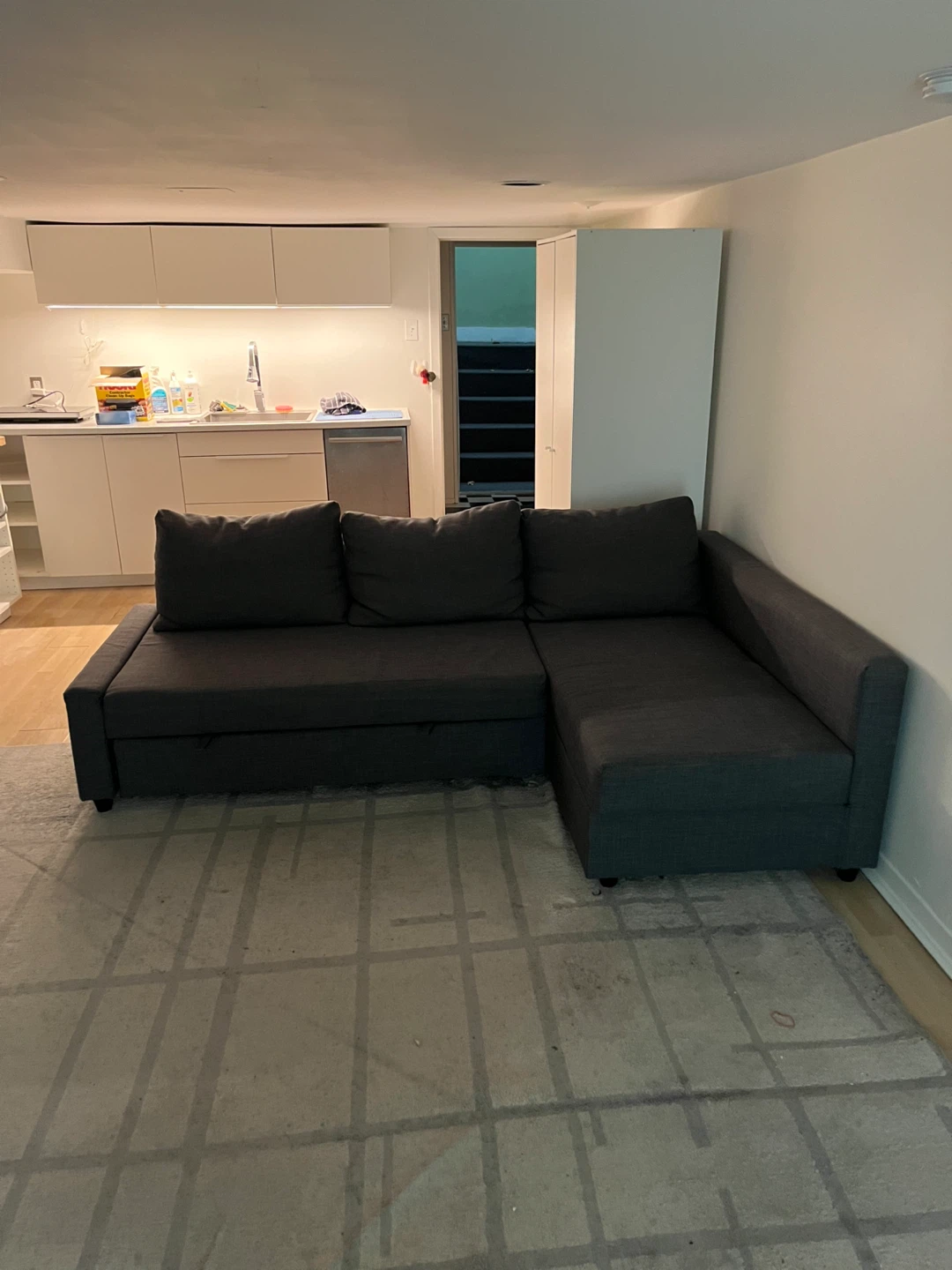IKEA Kivik Sleeper Sectional Sofa - Dark Grey