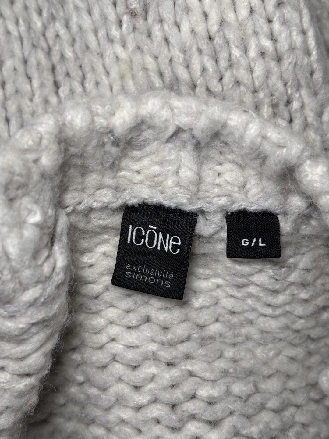 ICÔNE Simons Exclusive Marled Knit Cropped Sweater - photo 5