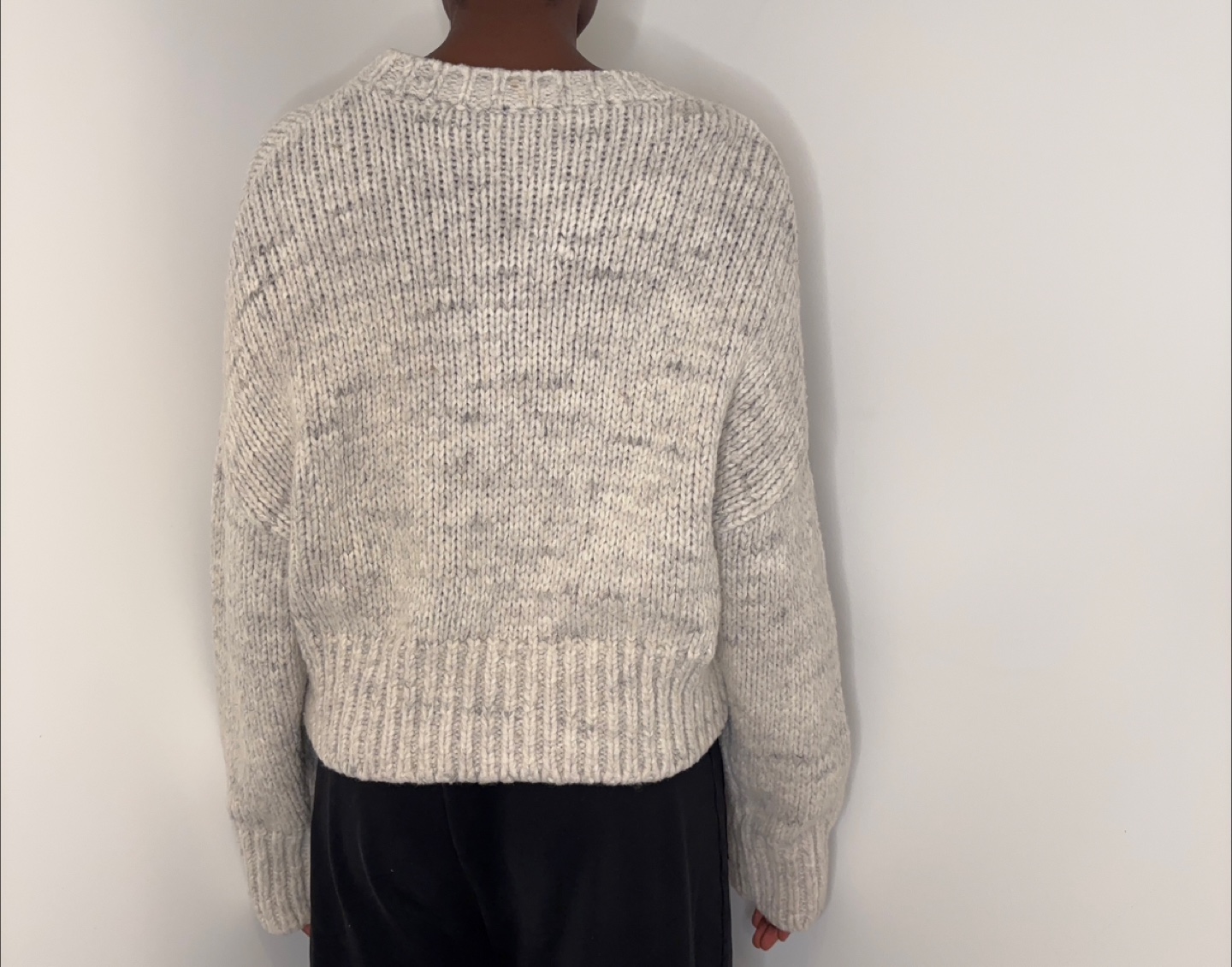 ICÔNE Simons Exclusive Marled Knit Cropped Sweater - photo 4