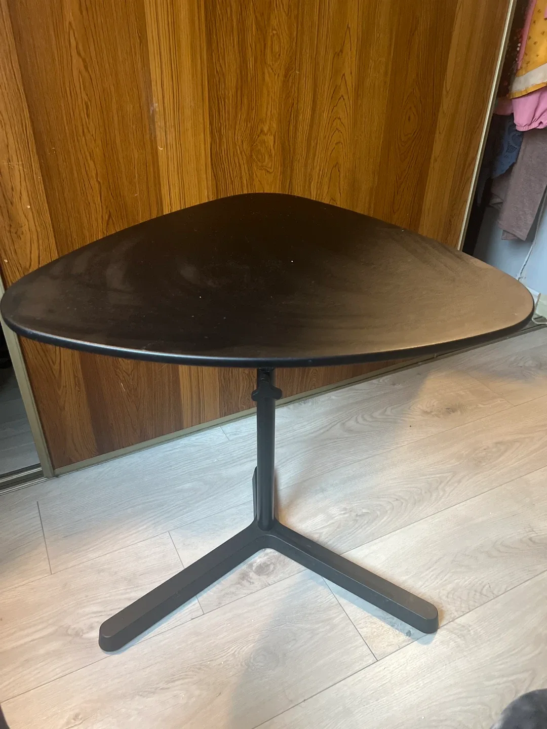 Adjustable Height Side Table - Black