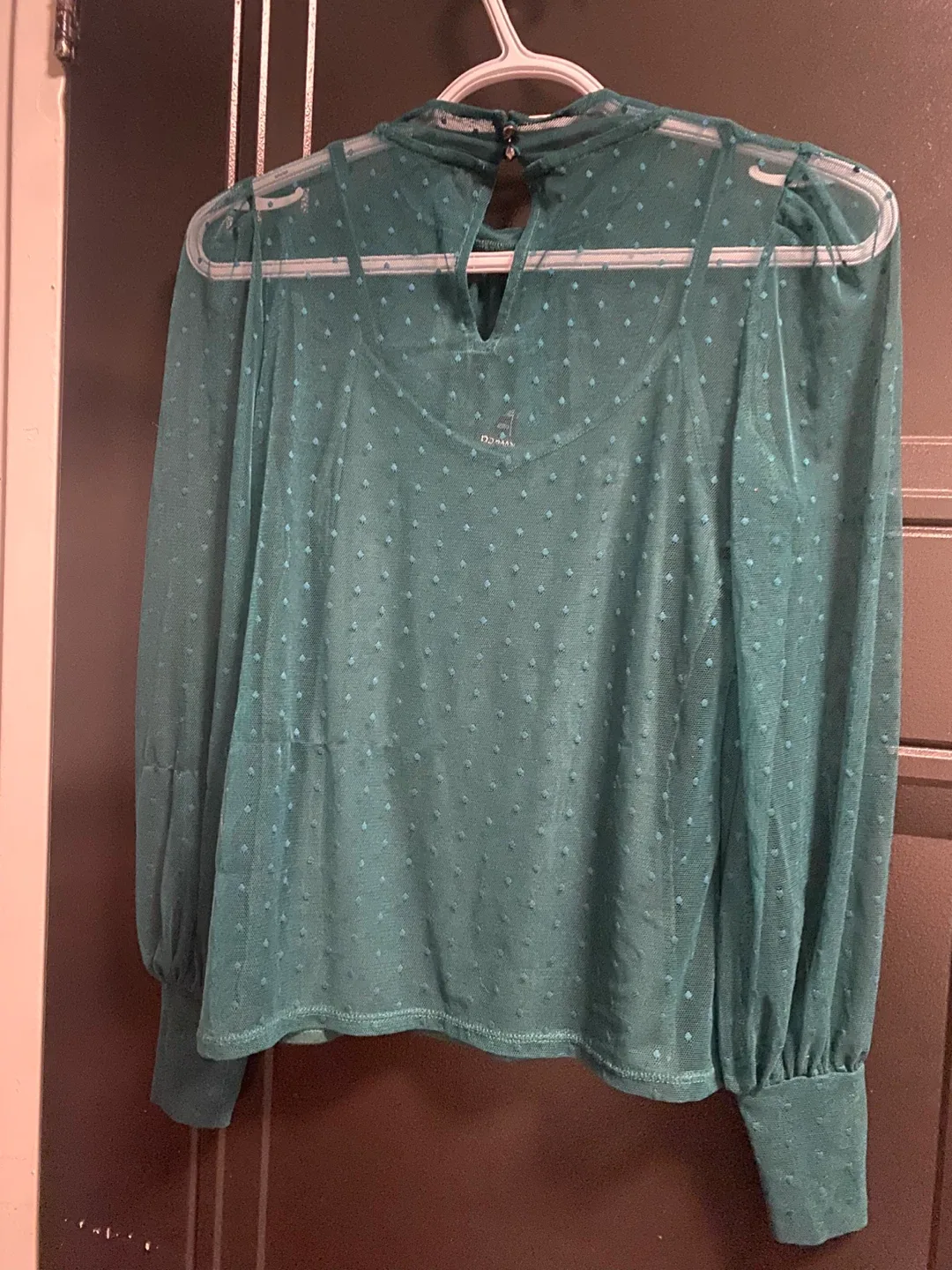 RW&Co Green Blouse - Size XXS image indicator(2)