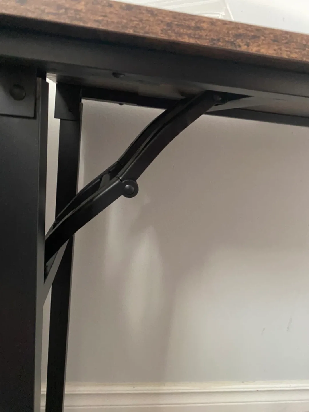 2 Computer Desk Folding Table - Brown image indicator(4)