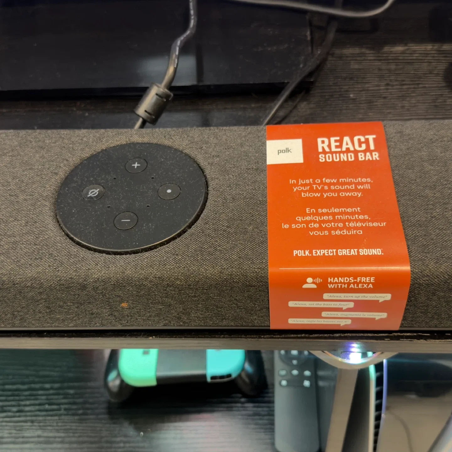 Polk React Sound Bar image indicator(2)