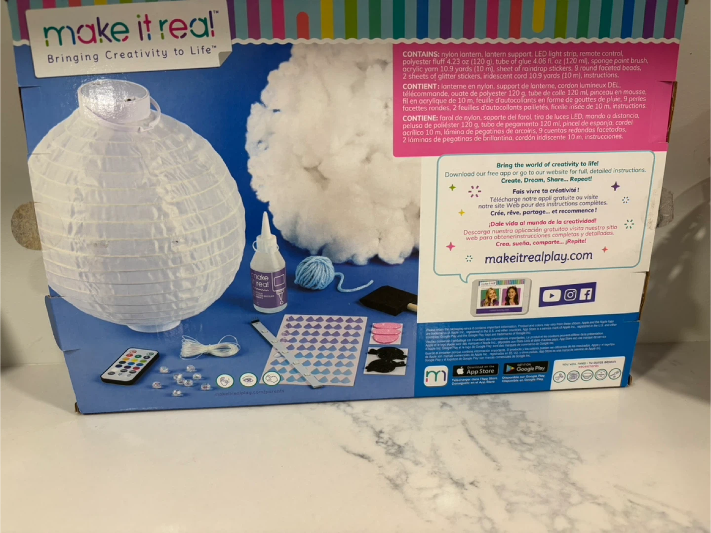 NEW- Make It Real DIY Cloud Lantern Kit - photo 2