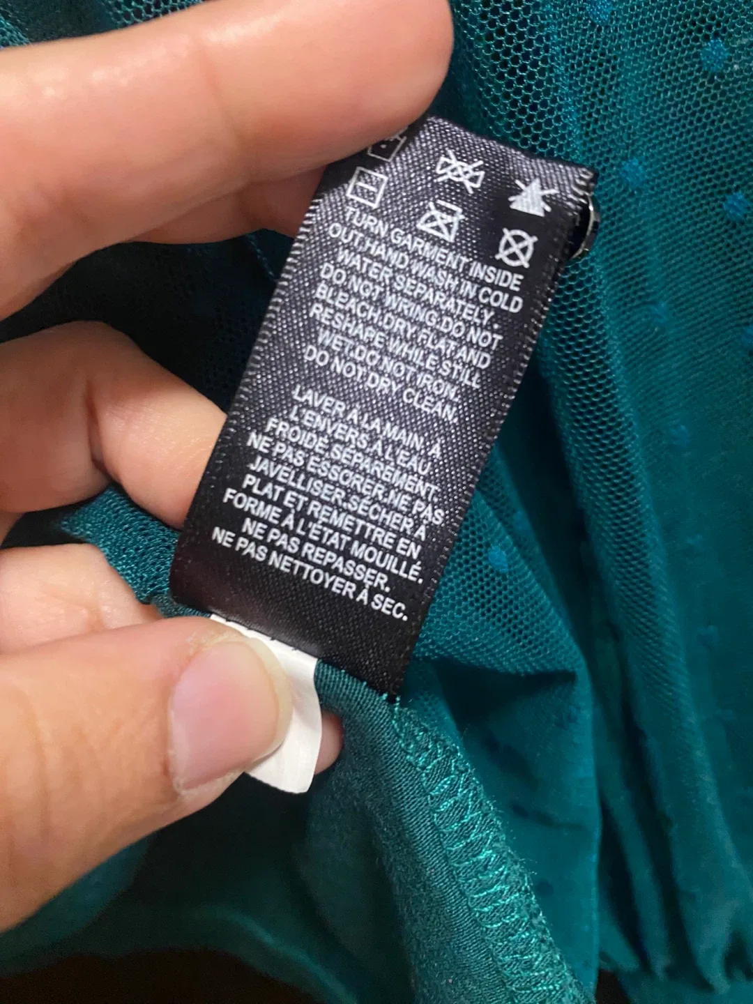 RW&Co Green Blouse - Size XXS image indicator(6)