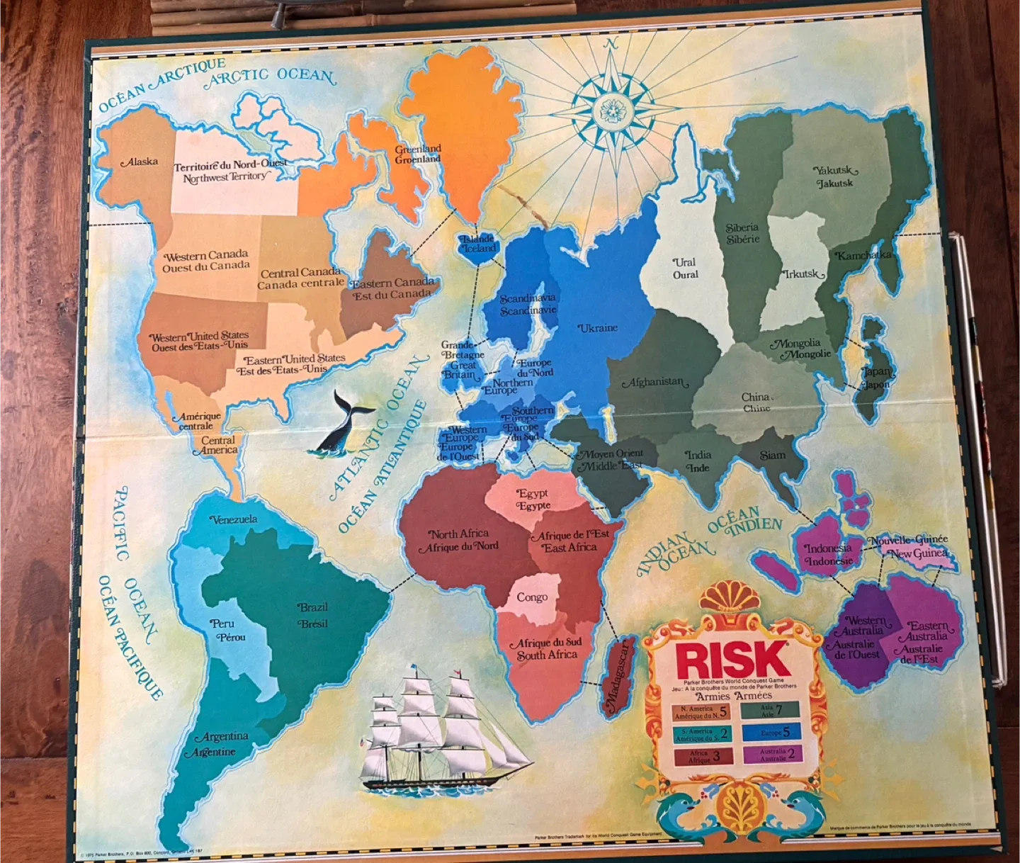 Vintage 70s Risk Board Game image indicator(4)