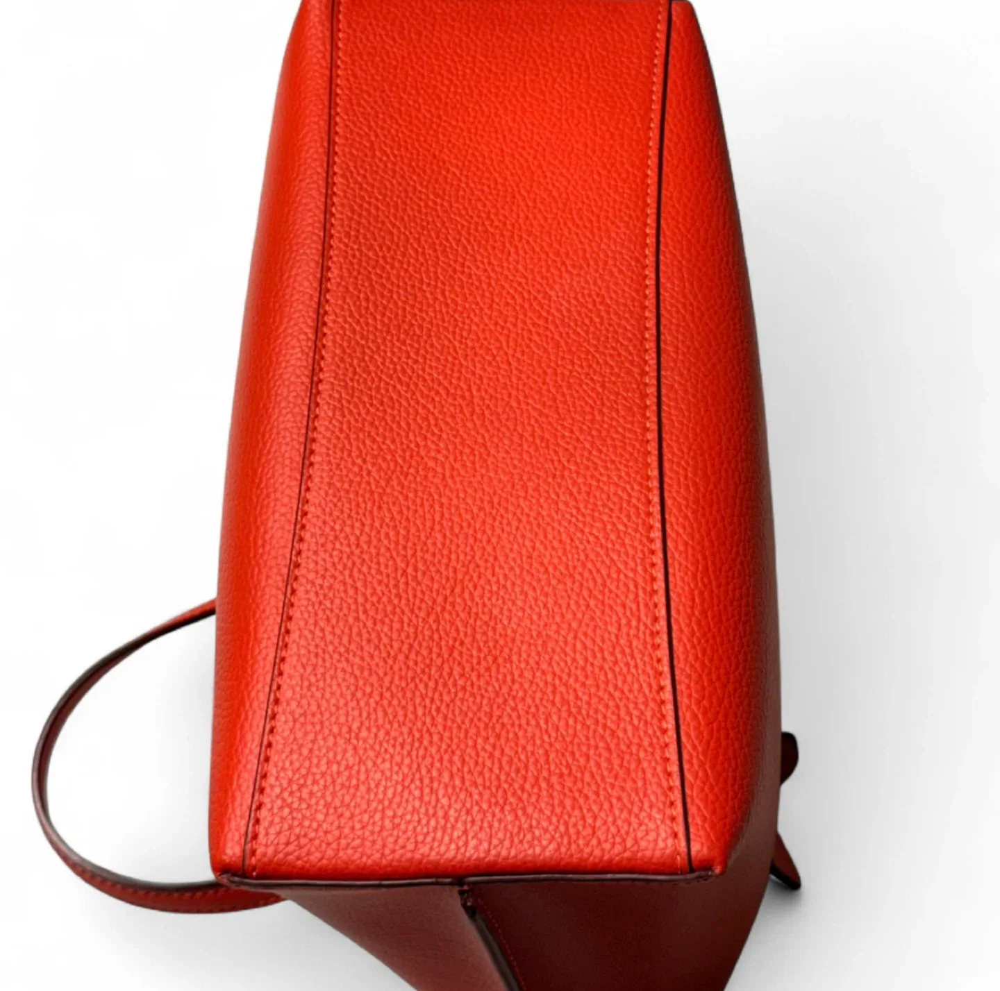 NWOT Coach Leather Mollie Tote - Mango/Orange image indicator(7)