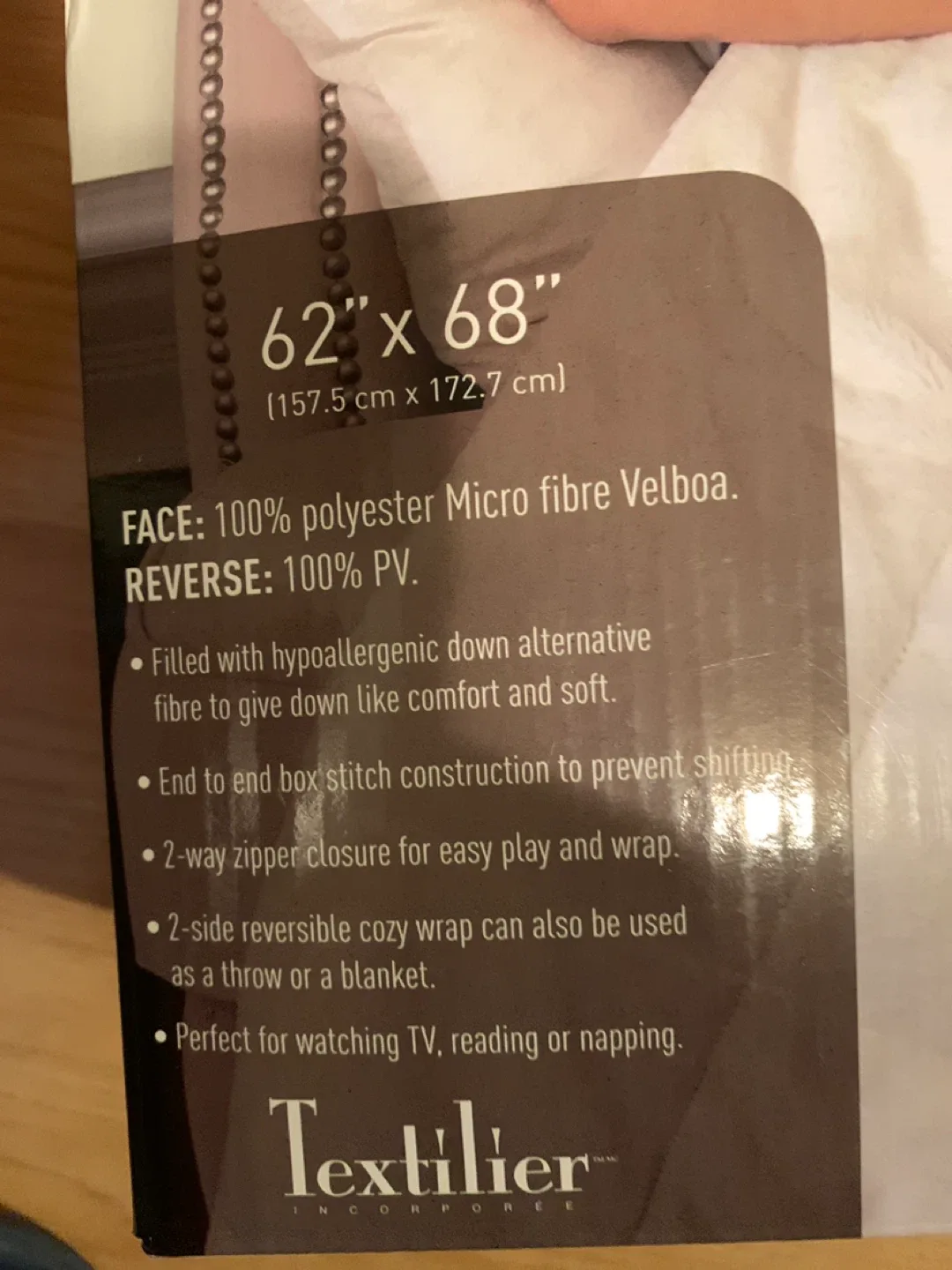 Reversible Cozy Wrap - 62x68 image indicator(2)