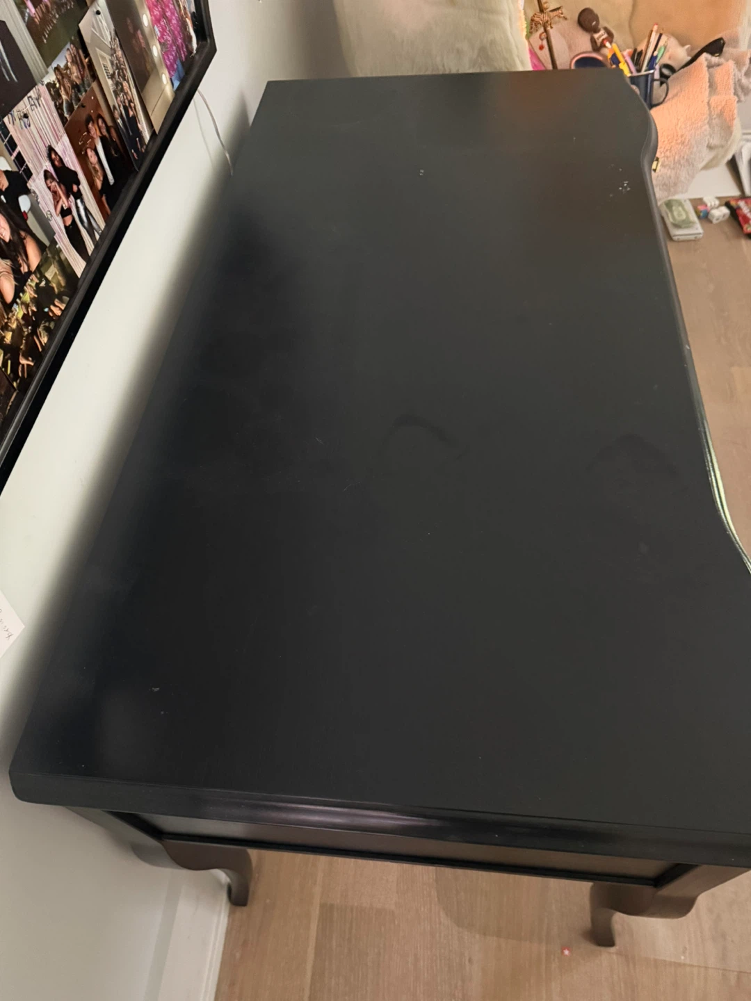 Black Wooden Desk - photo 2