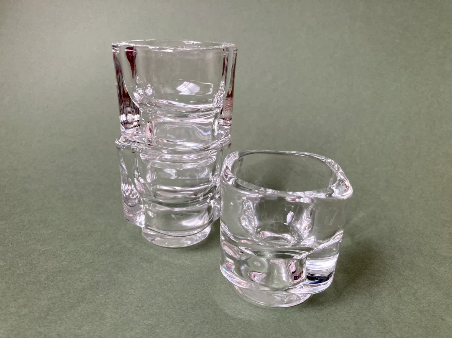 Set of 3 Modernist Italian Egg Cups/Candle Holders, 1960’s image indicator(2)