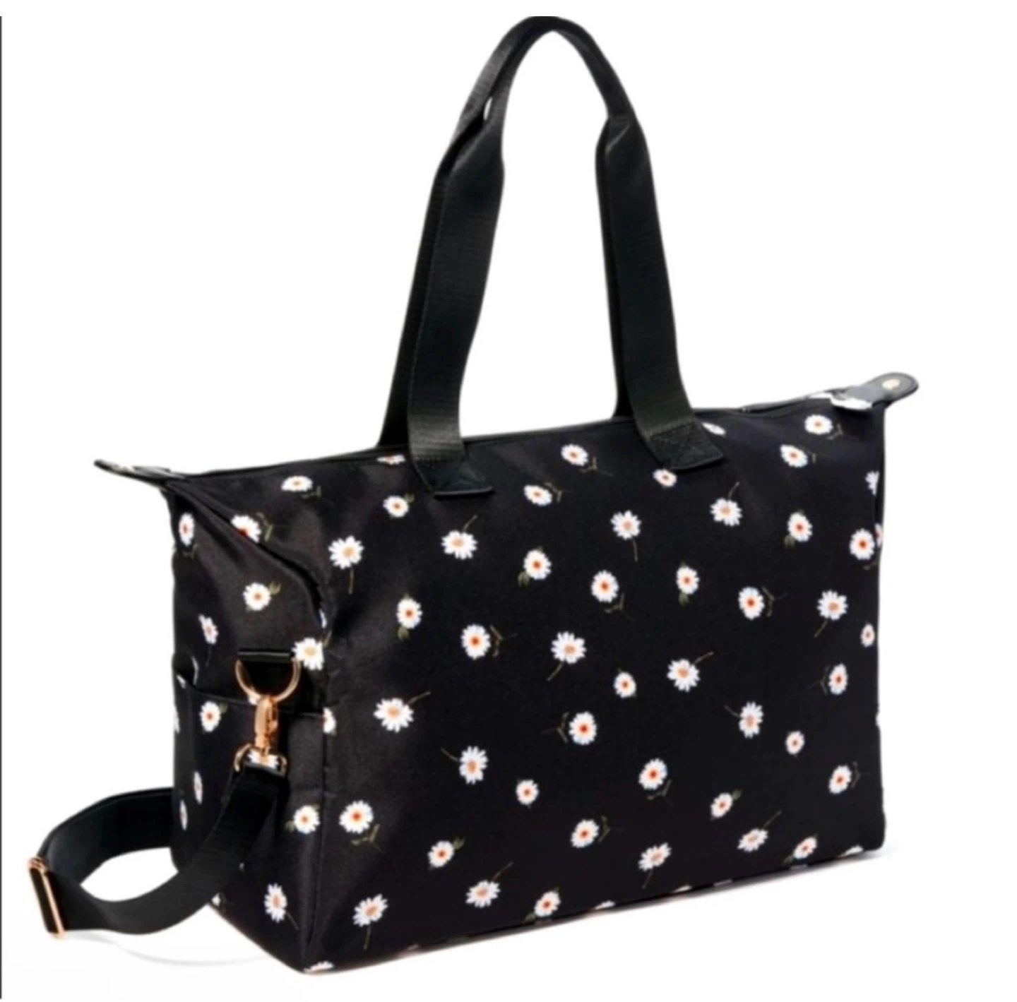 NWOT Alice + Olivia Floral Daisy Weekender Duffle Bag