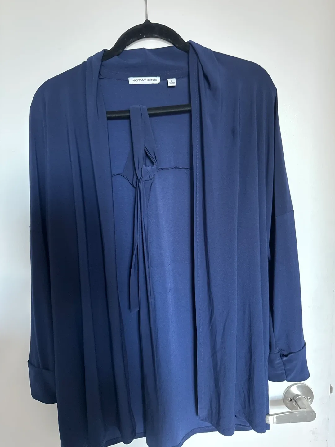Notations Blue Cardigan - Size S
