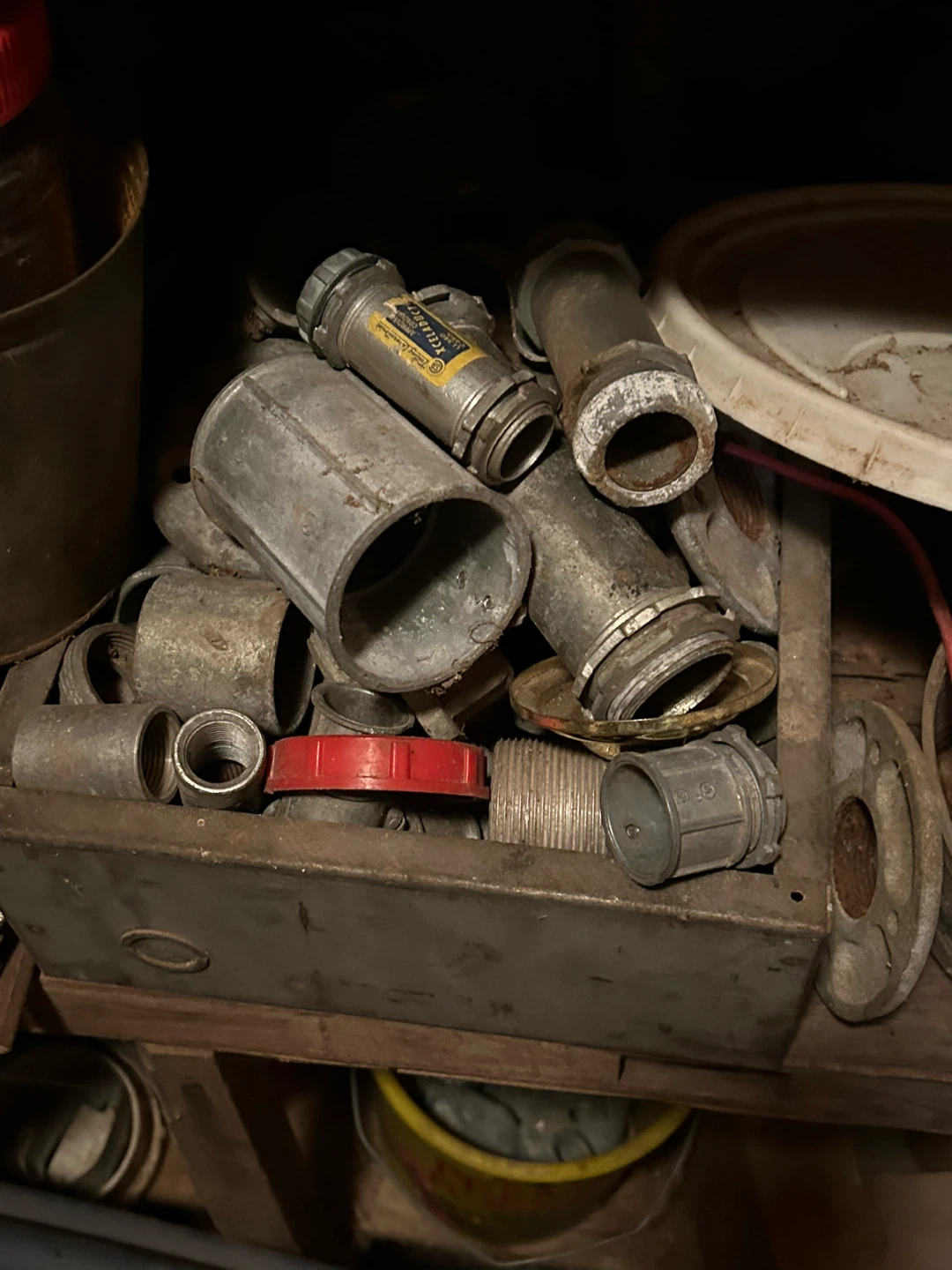 Mixed Lot of Electrical Conduit Fittings