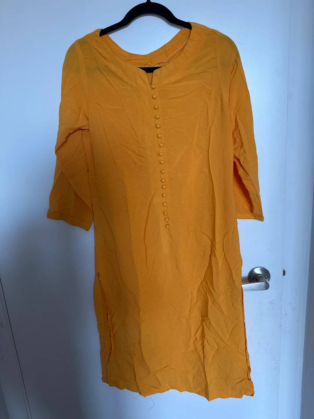 Orange Kurti Dress