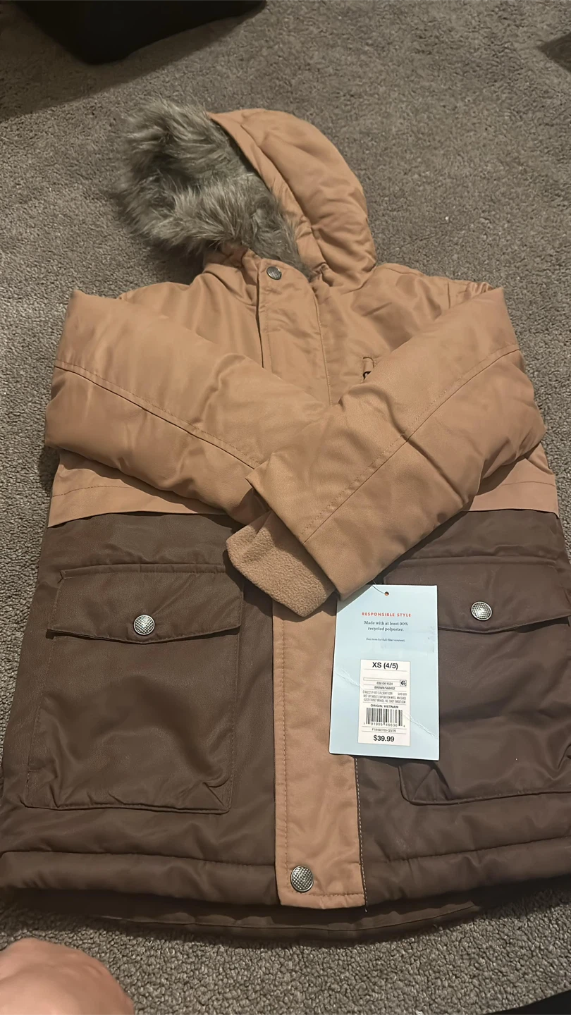 Cat & Jack XS (4/5) Kids Winter Coat - New