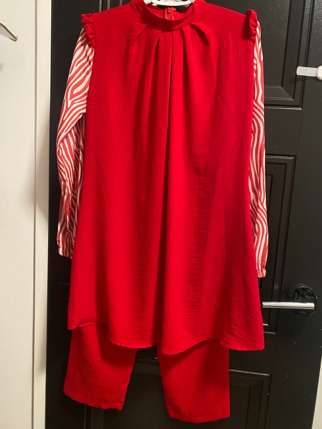 New (Unused ) M.A.T Fashion Red Dress, Size 40 image indicator(4)