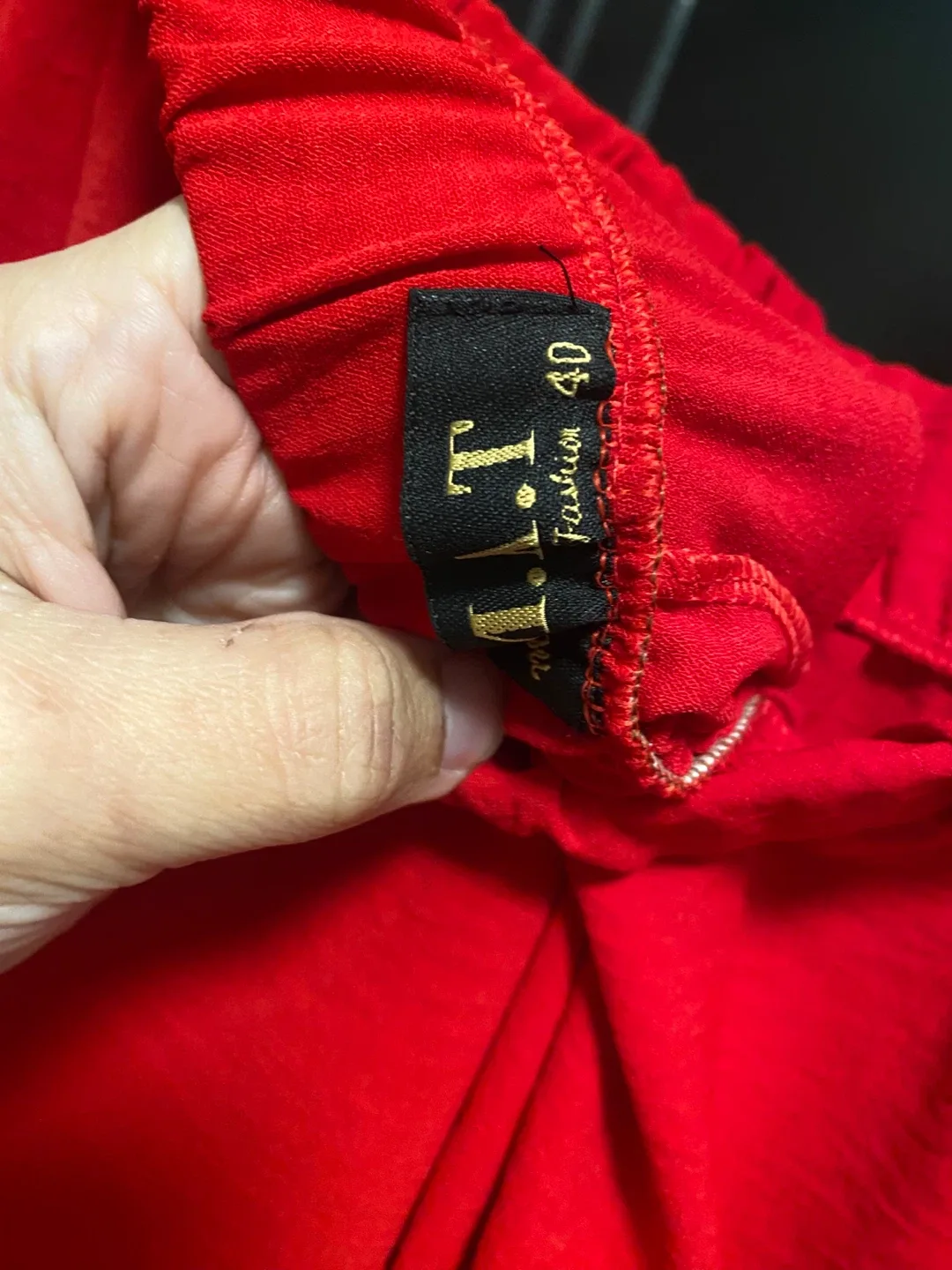 New (Unused ) M.A.T Fashion Red Dress, Size 40 image indicator(8)