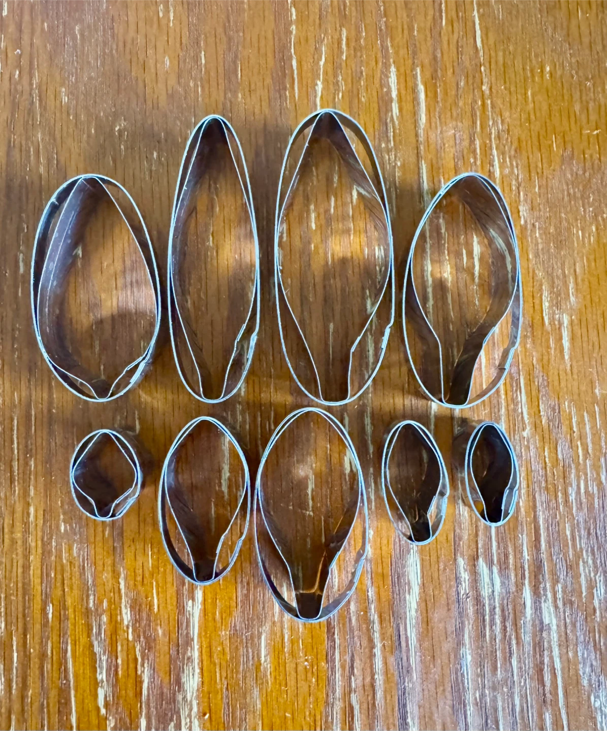 Leaf Cookie Cutters - Set of 9