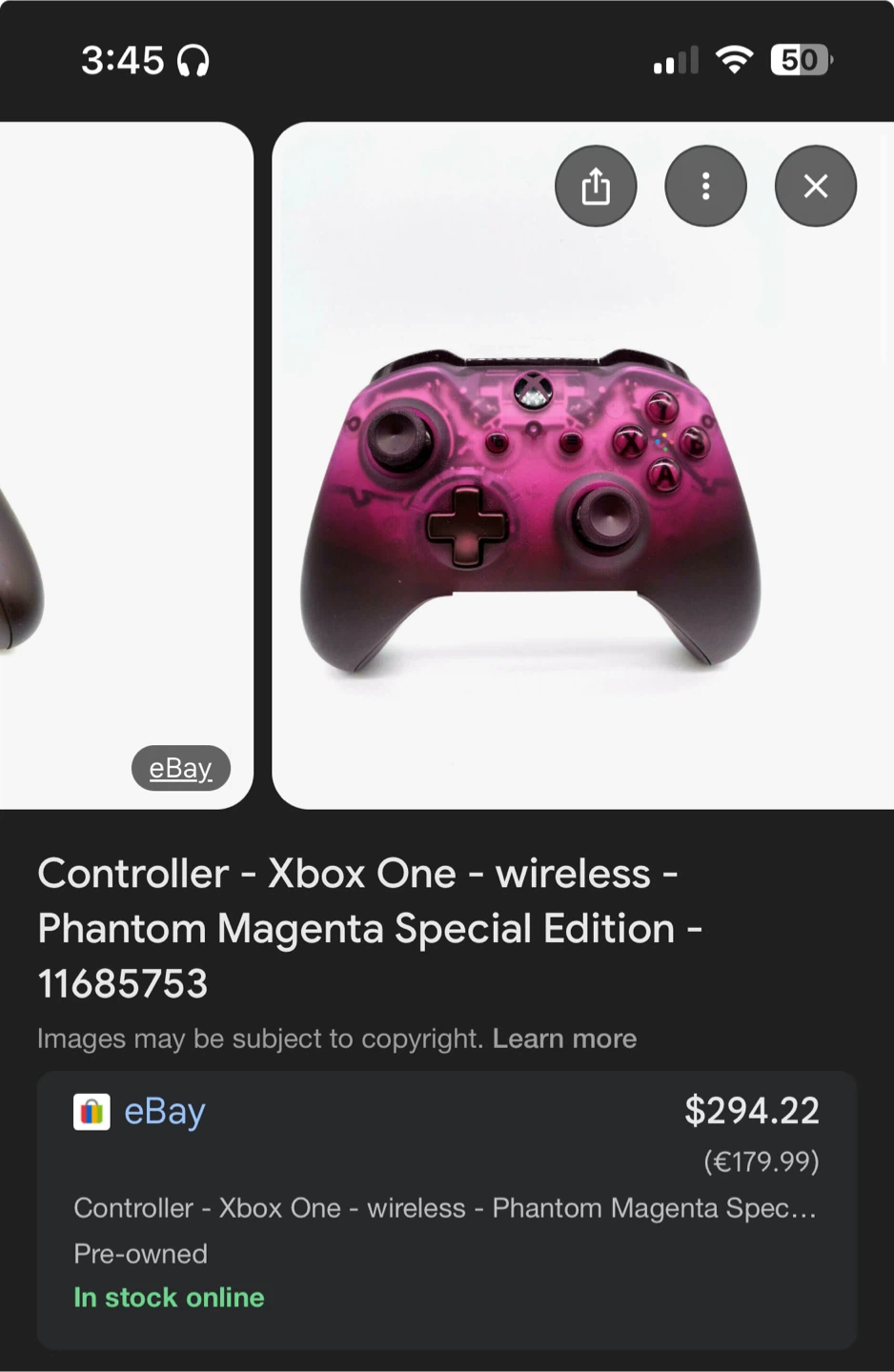 Xbox One Wireless Phantom Magenta Special Edition Controller - photo 2