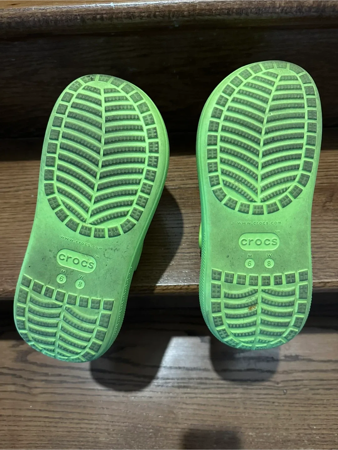 Crocs Classic Crush Clog - Size 8- Green image indicator(4)
