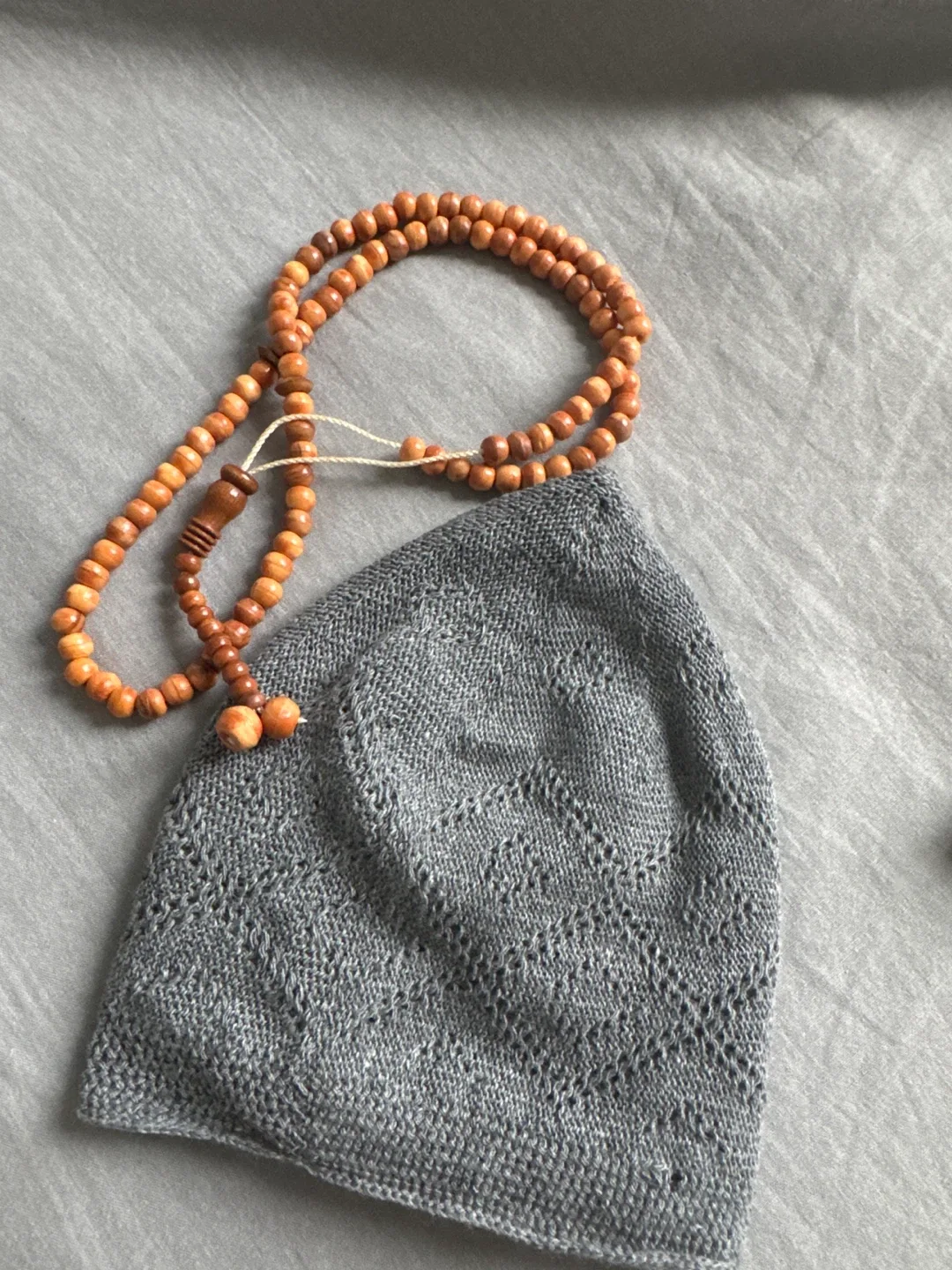 Knit Kufi Hats - Grey & Black