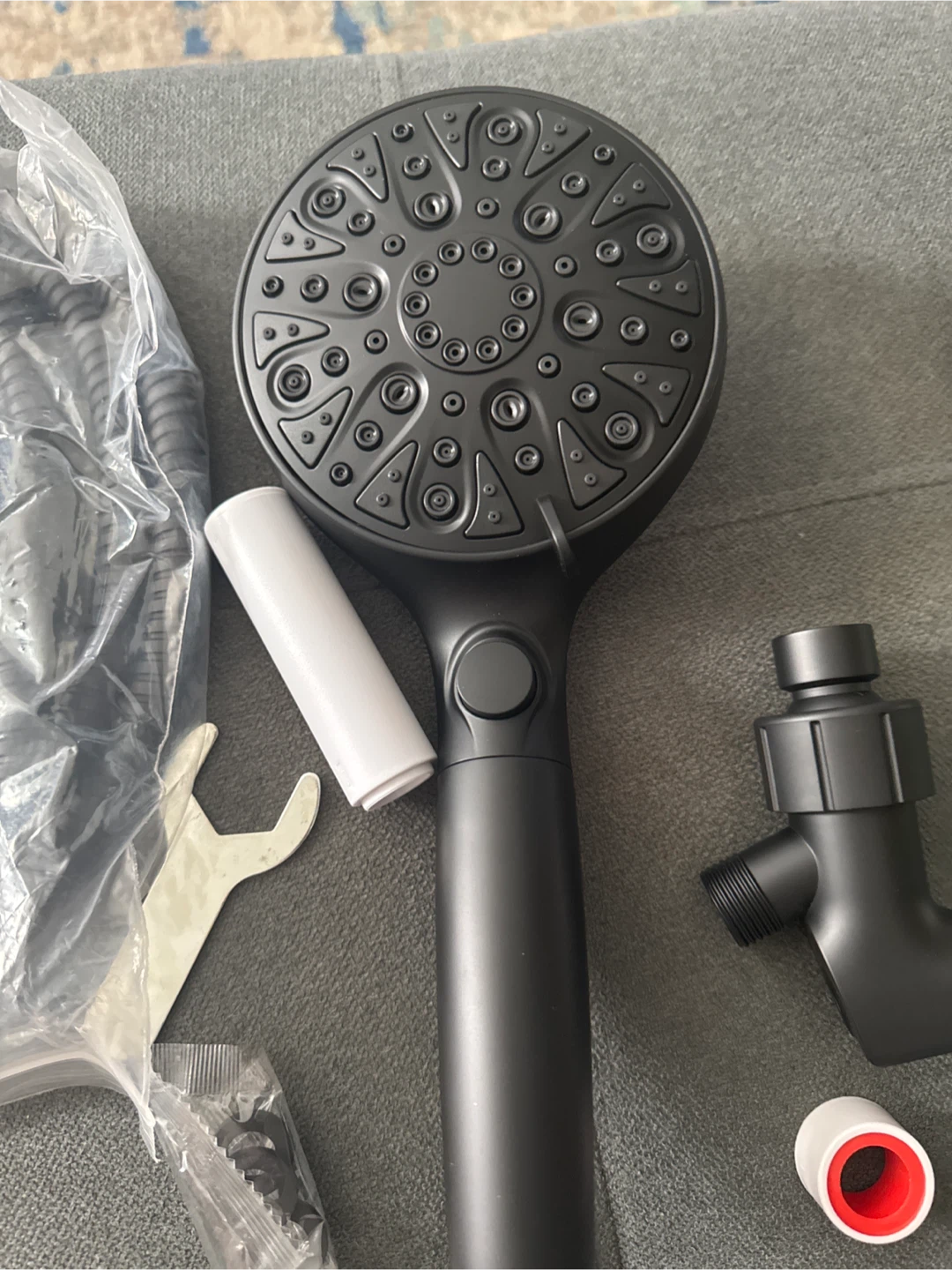 Matte Black Handheld Shower Head
