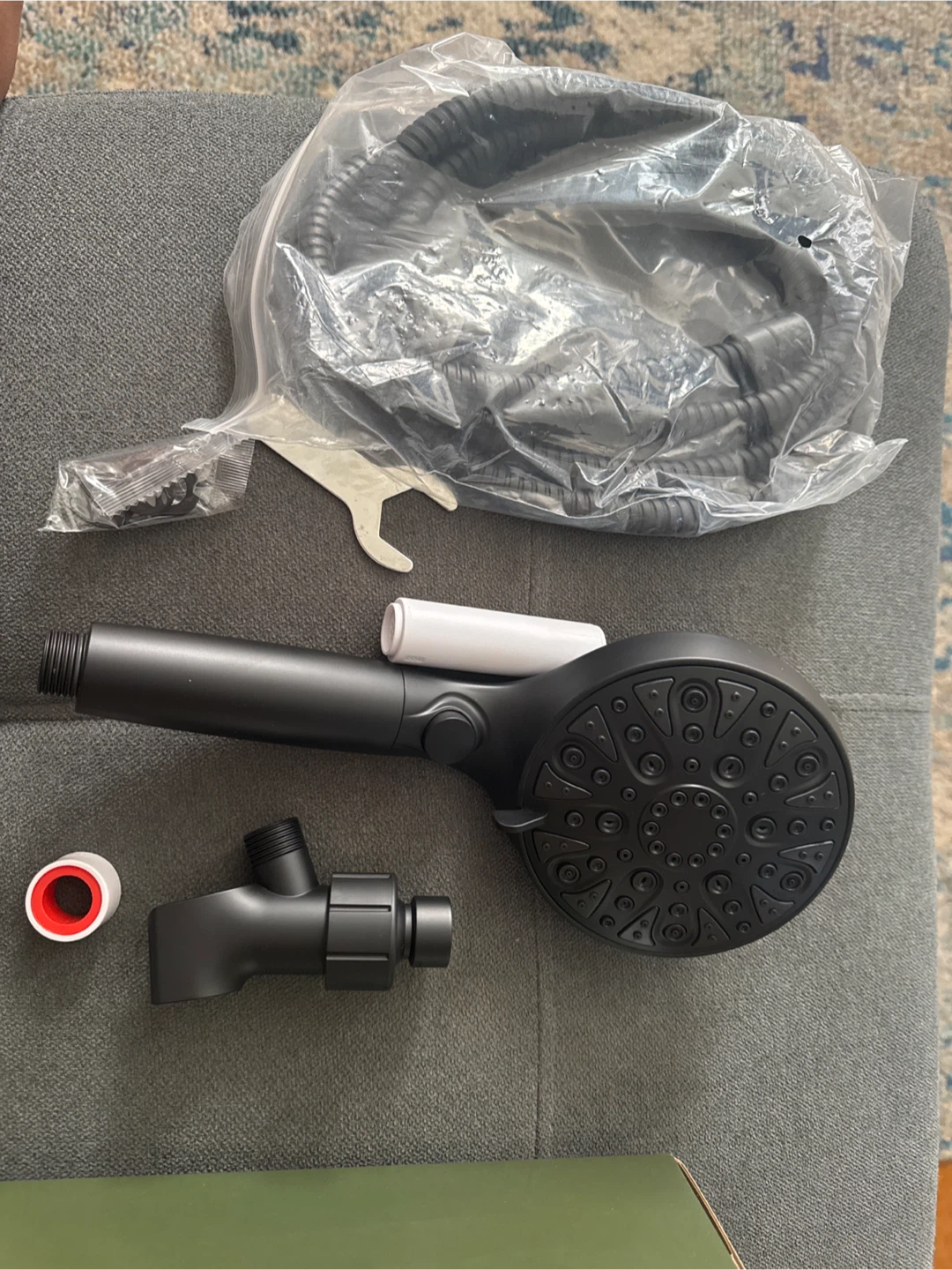 Matte Black Handheld Shower Head - photo 2
